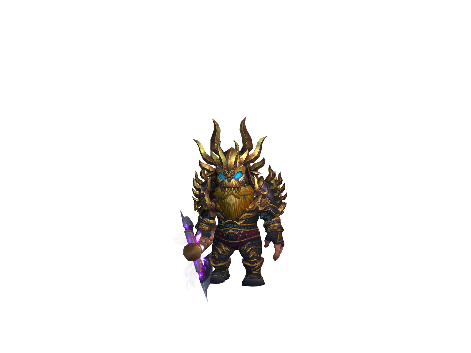 Bagwar 3D character render