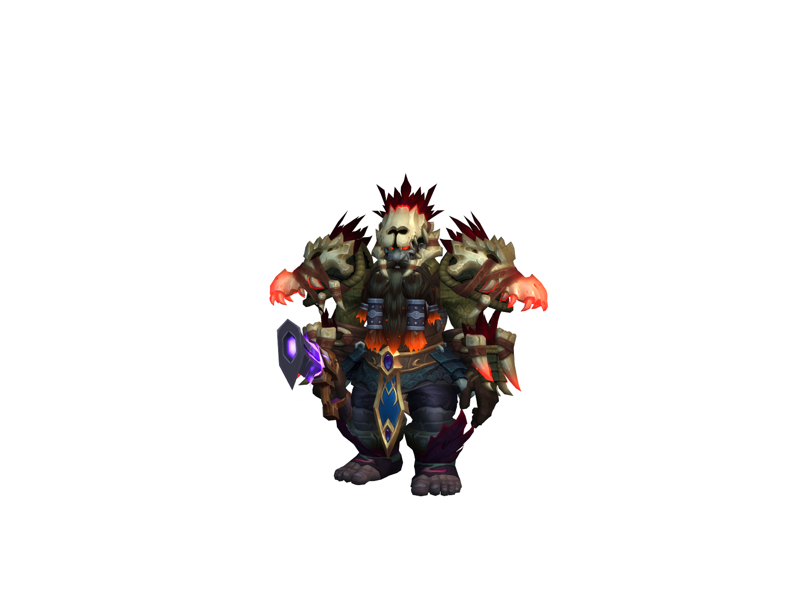 Hellsniped 3D character render