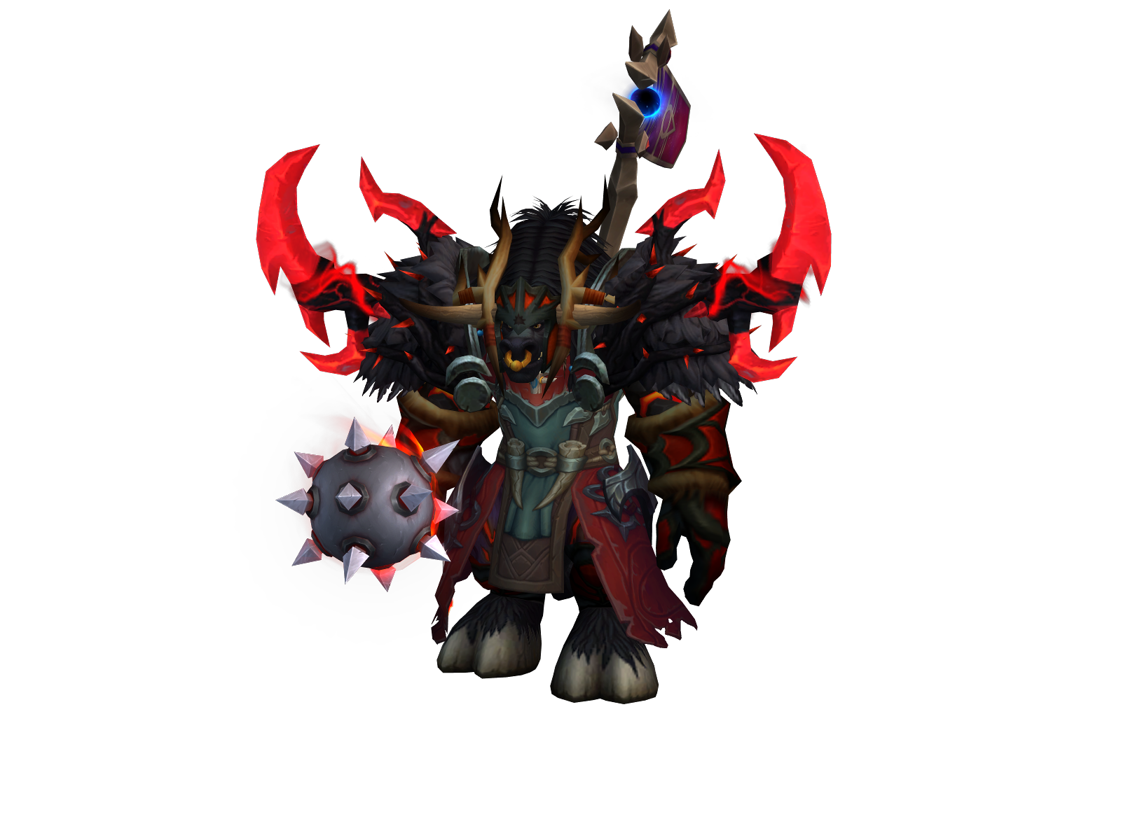 Wrathbull 3D character render