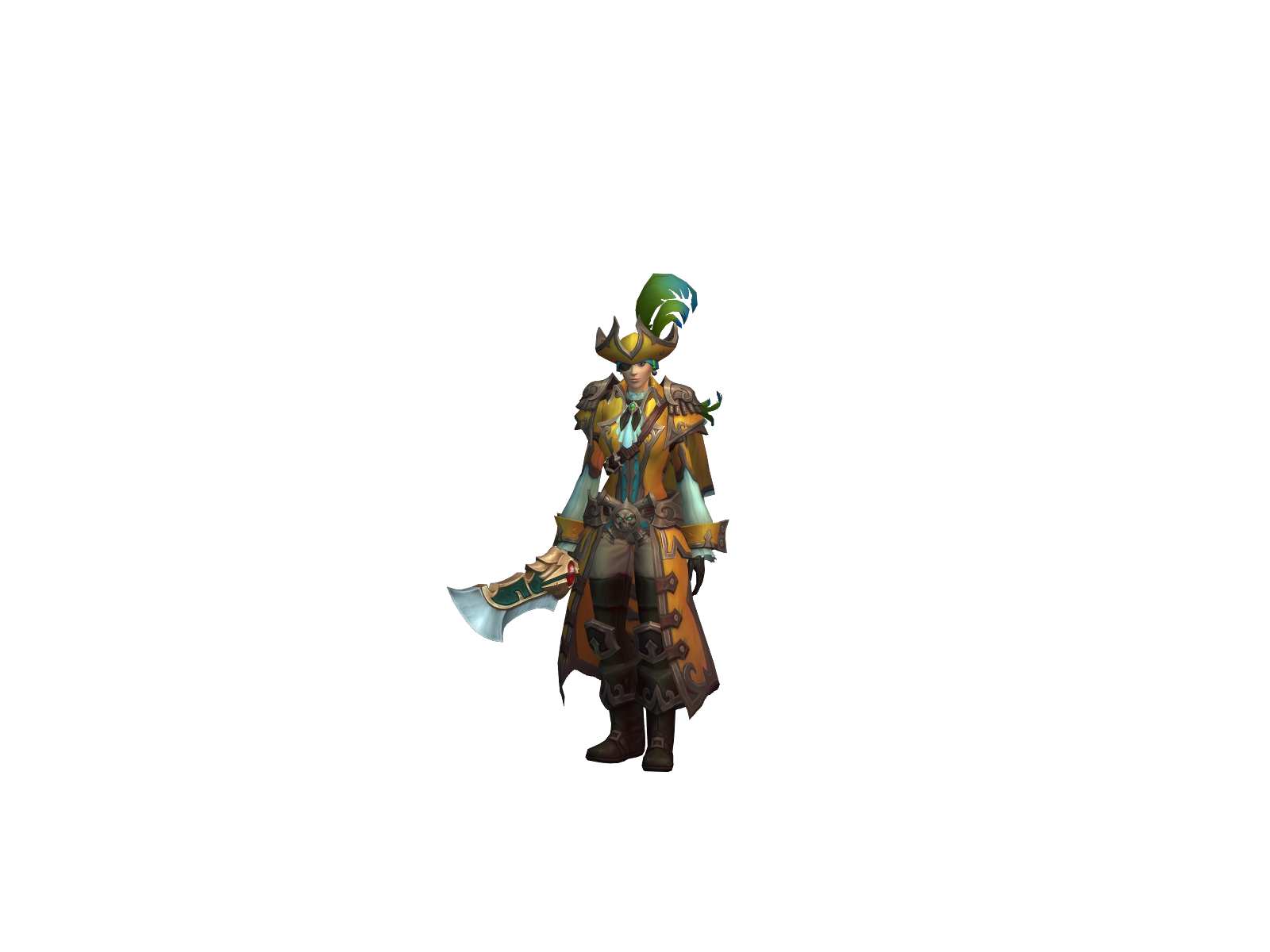Monàrch 3D character render