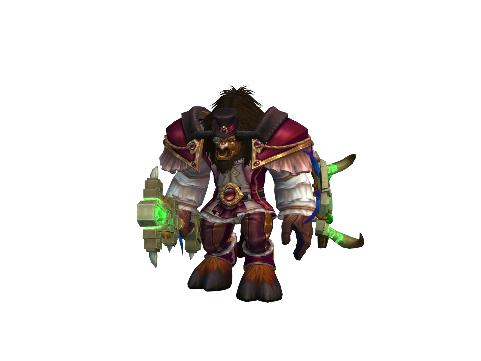 Lowbacca 3D character render