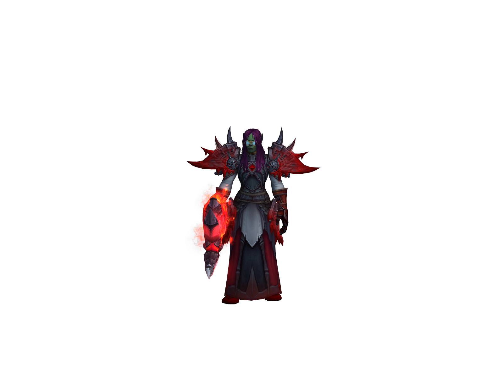 Qao 3D character render