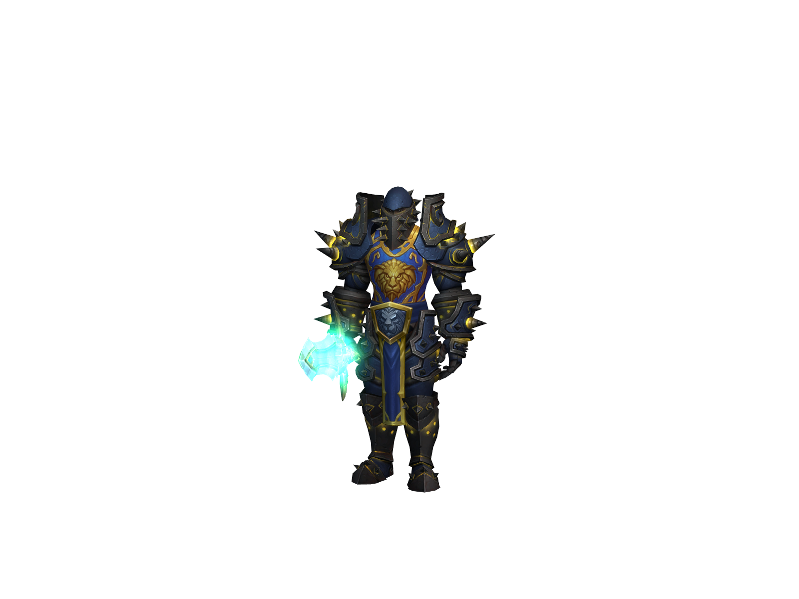 Strông 3D character render