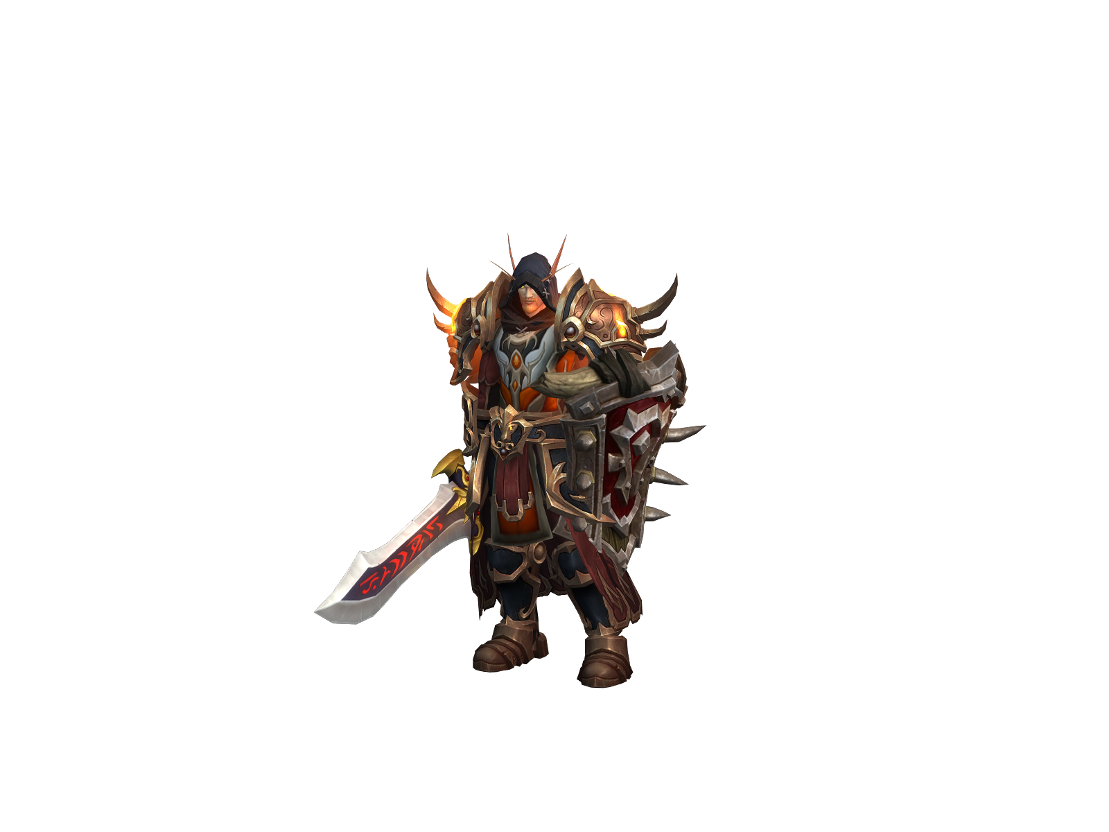 Holyshock 3D character render