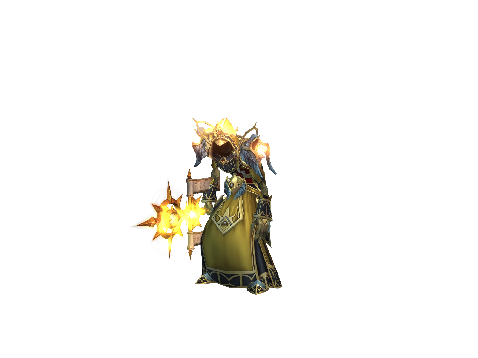 Caliz 3D character render