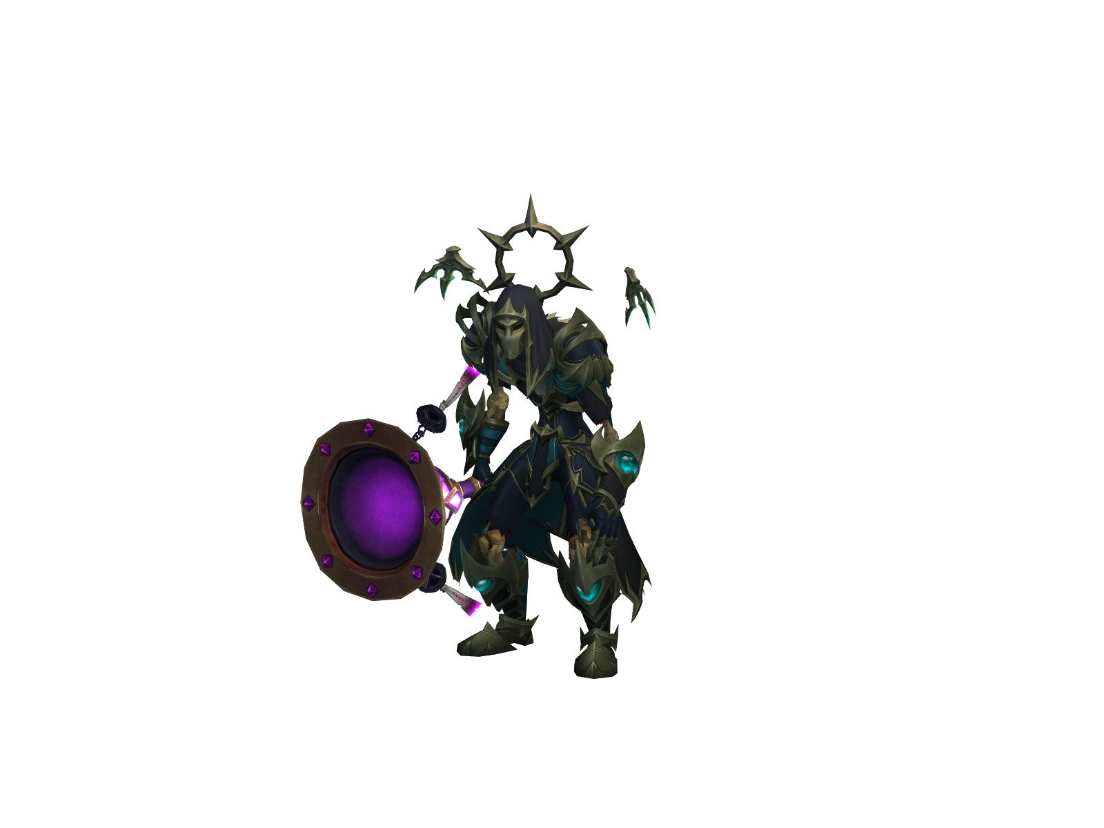Incrippted 3D character render
