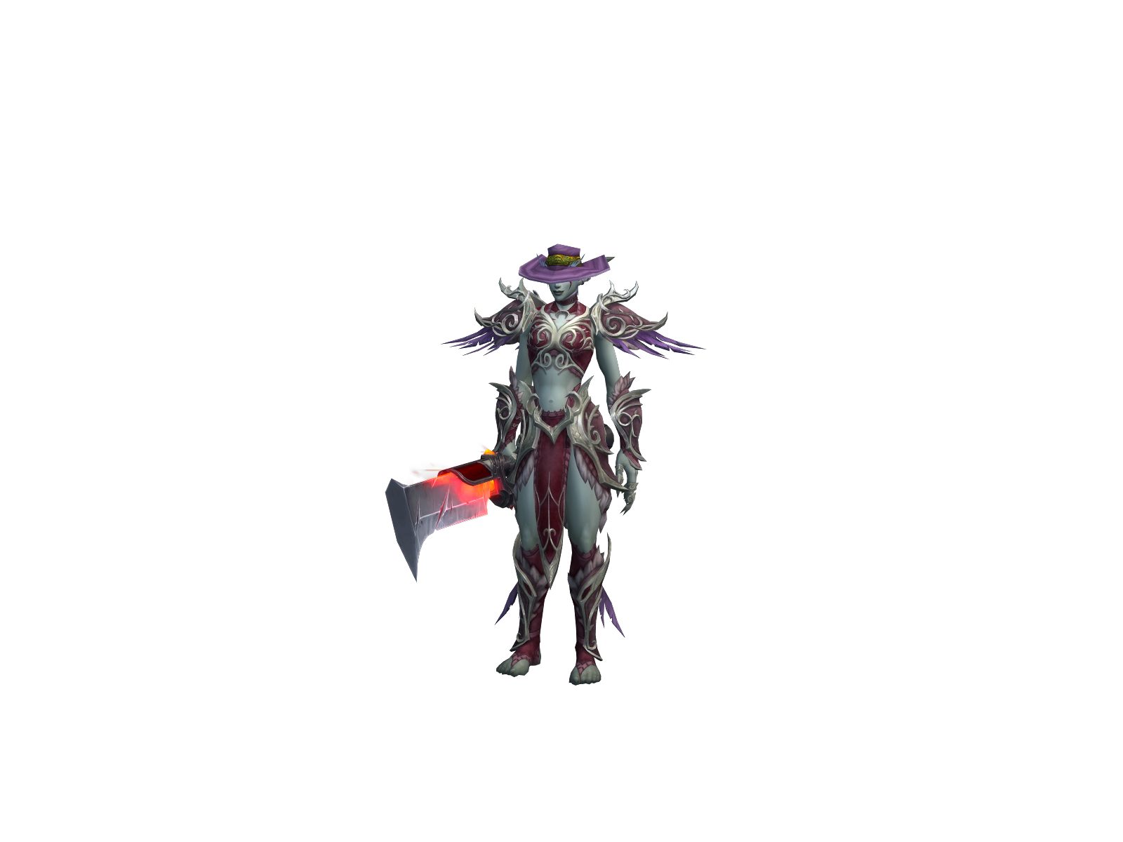 Redamancyk 3D character render