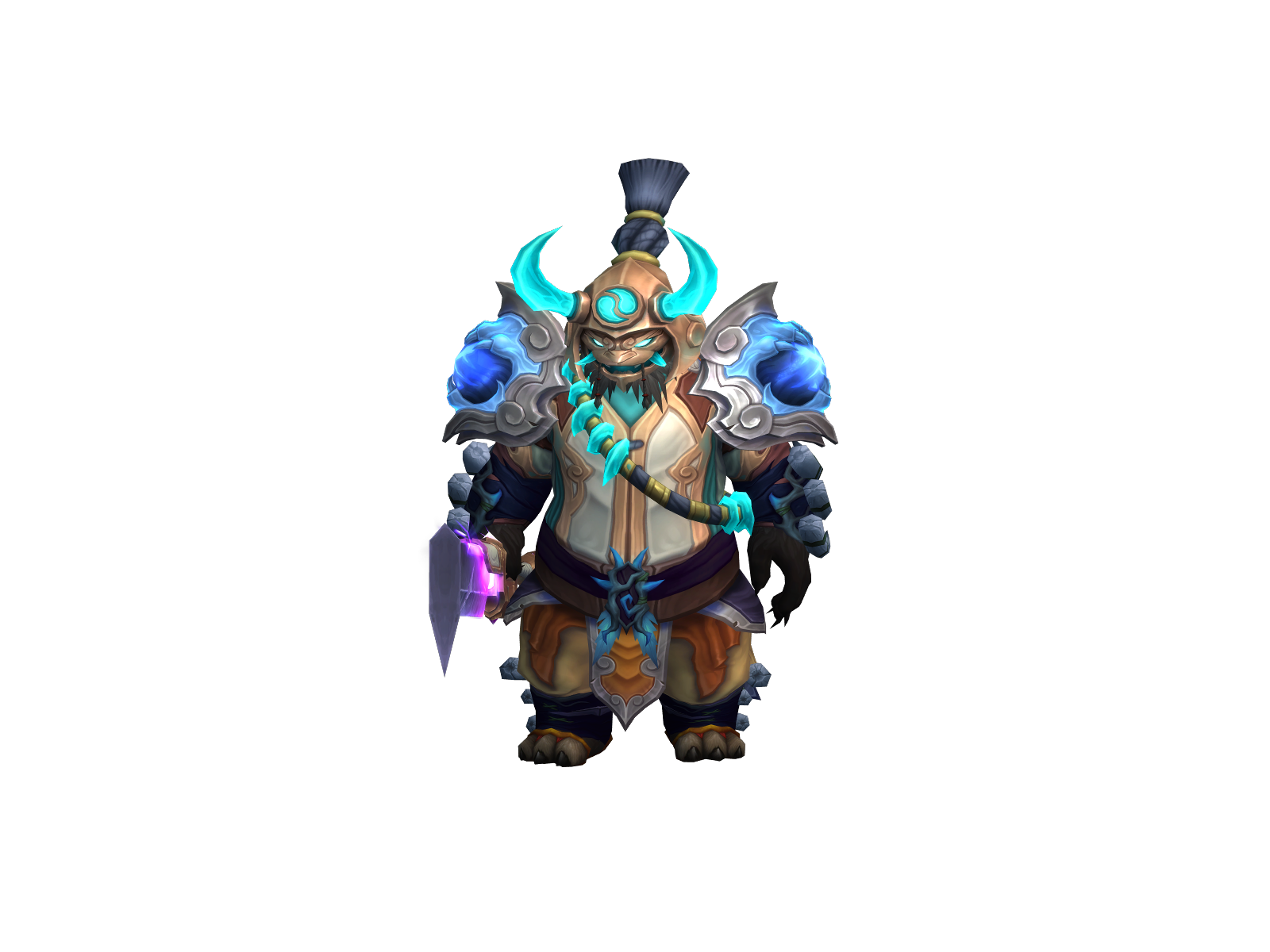 Pawkin 3D character render