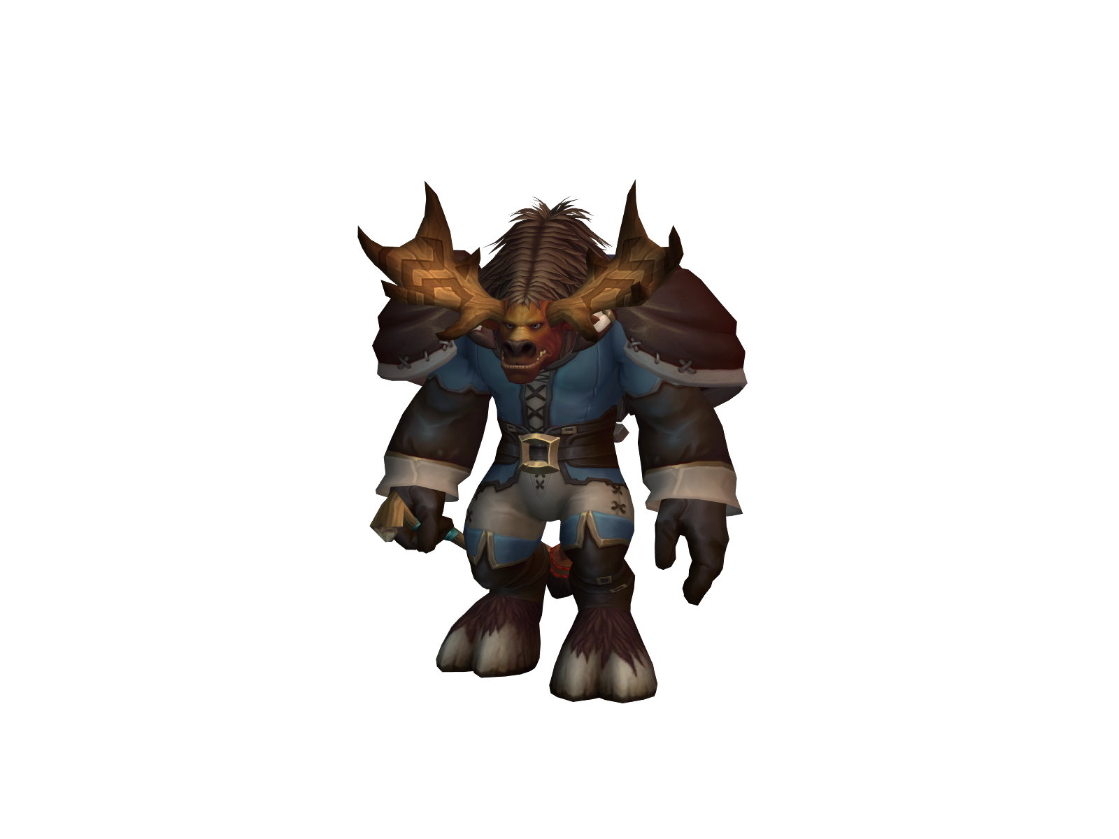 Canoa 3D character render