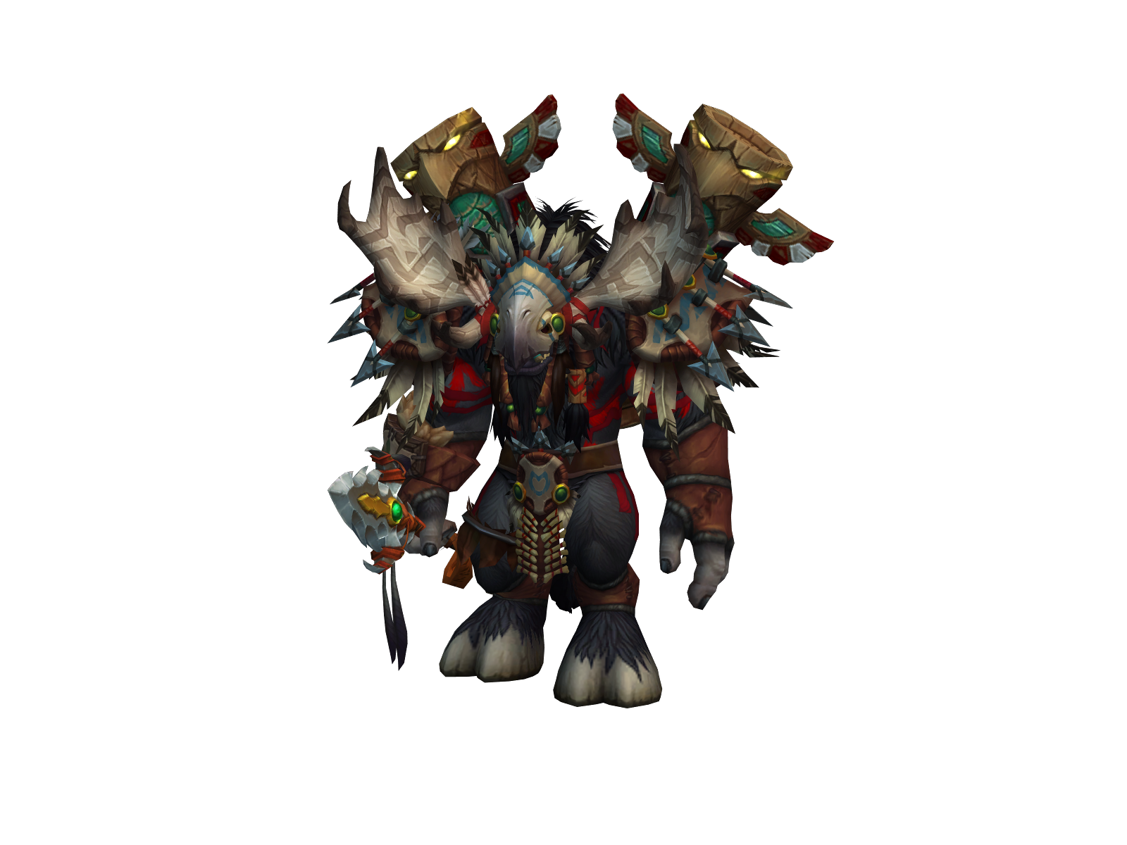 Renosteel 3D character render