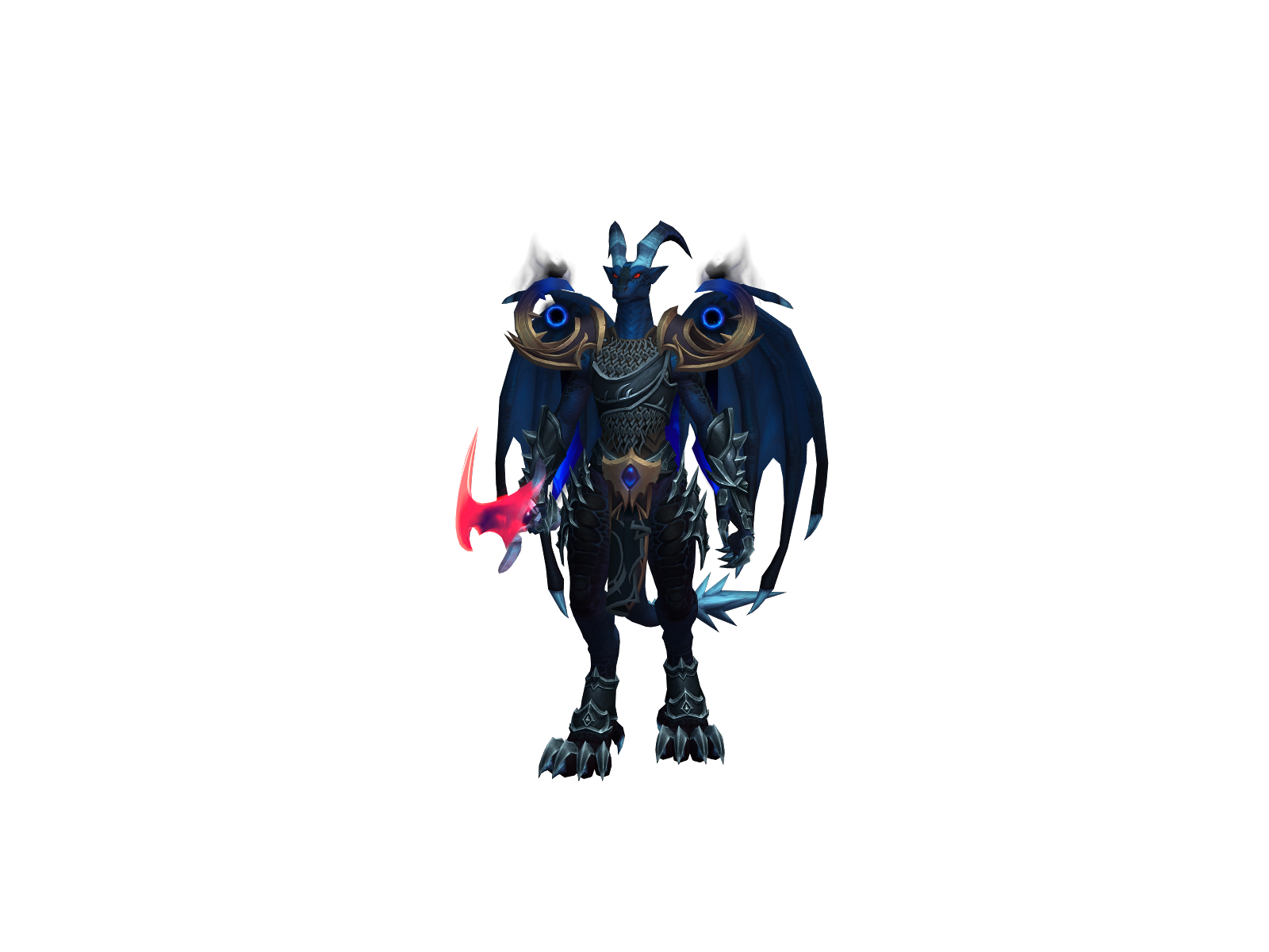 Hmoving 3D character render