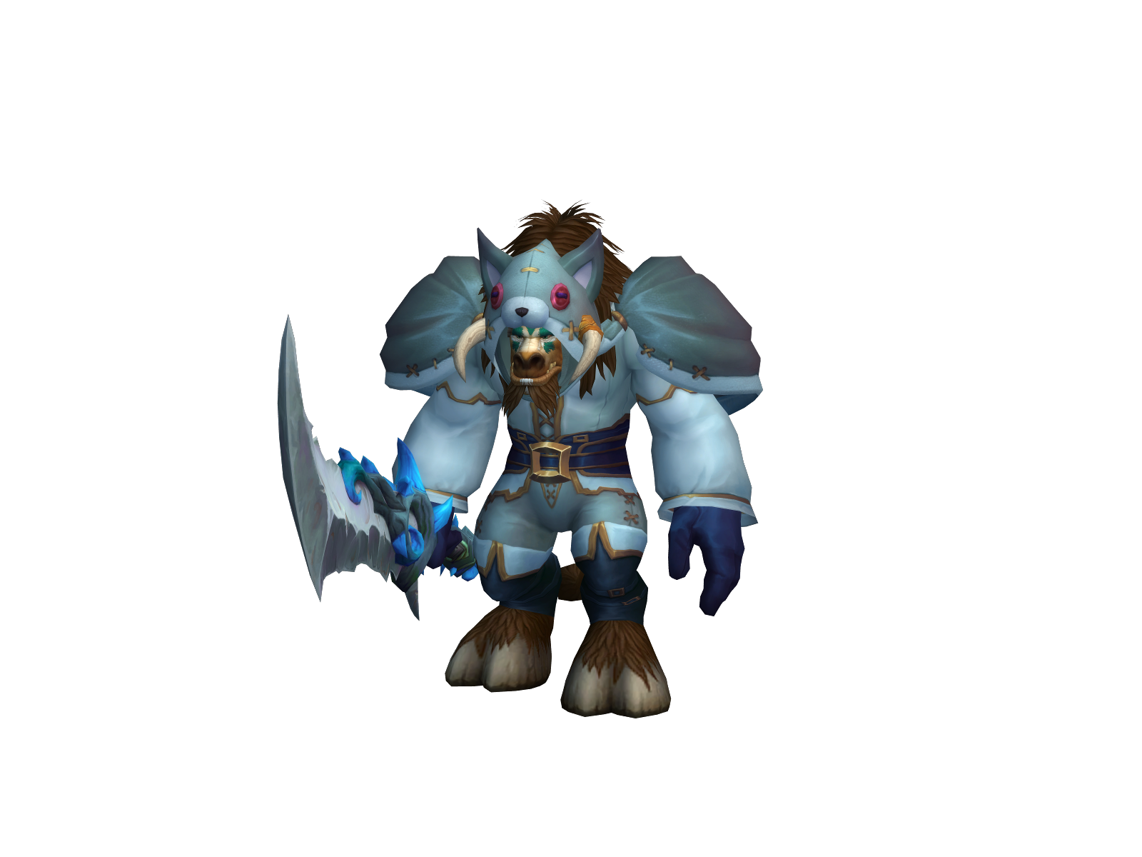 Mgrggll 3D character render