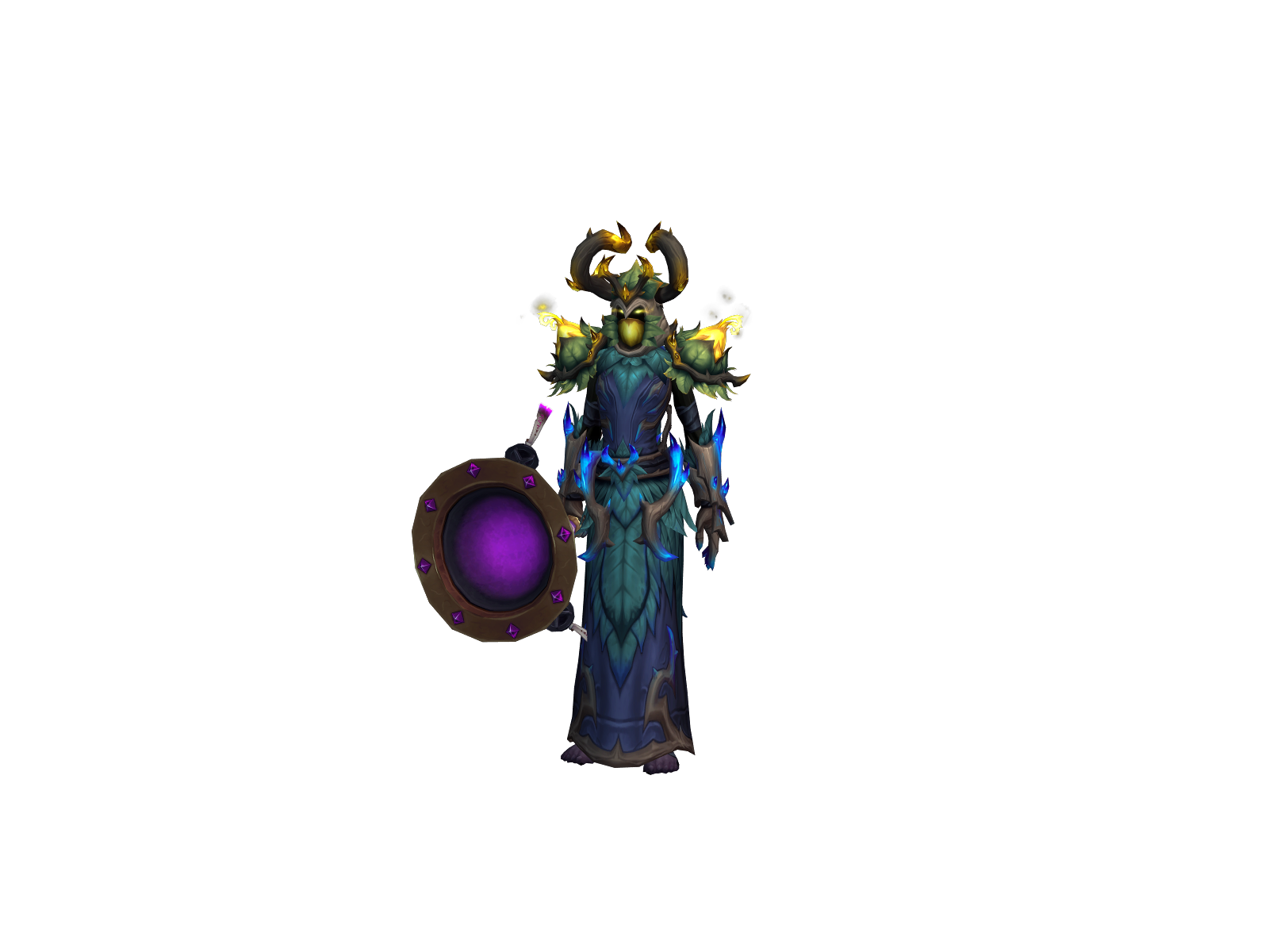 Moonpewpew 3D character render