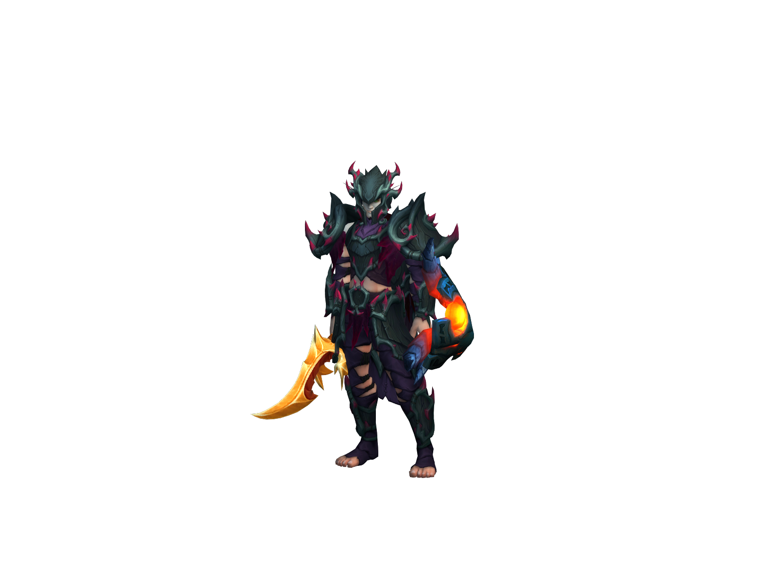 Wholymoly 3D character render
