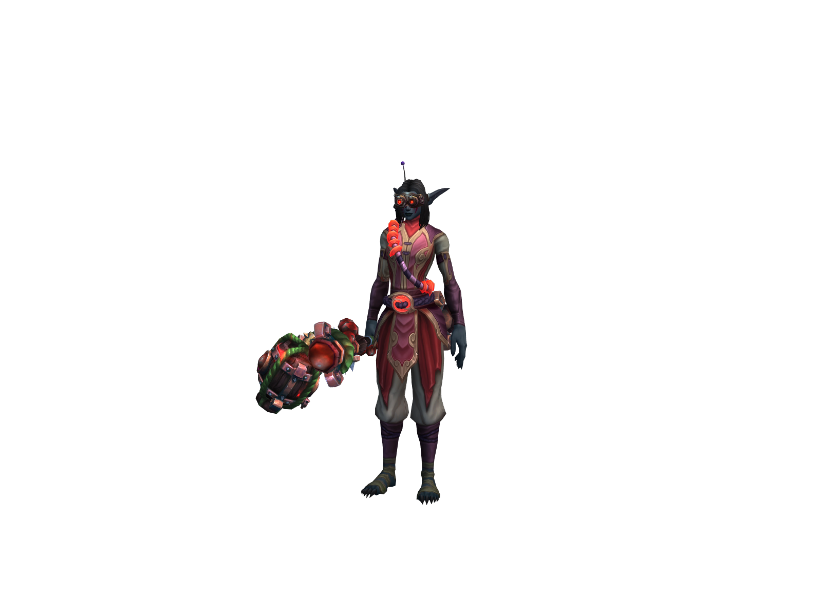 Wykx 3D character render