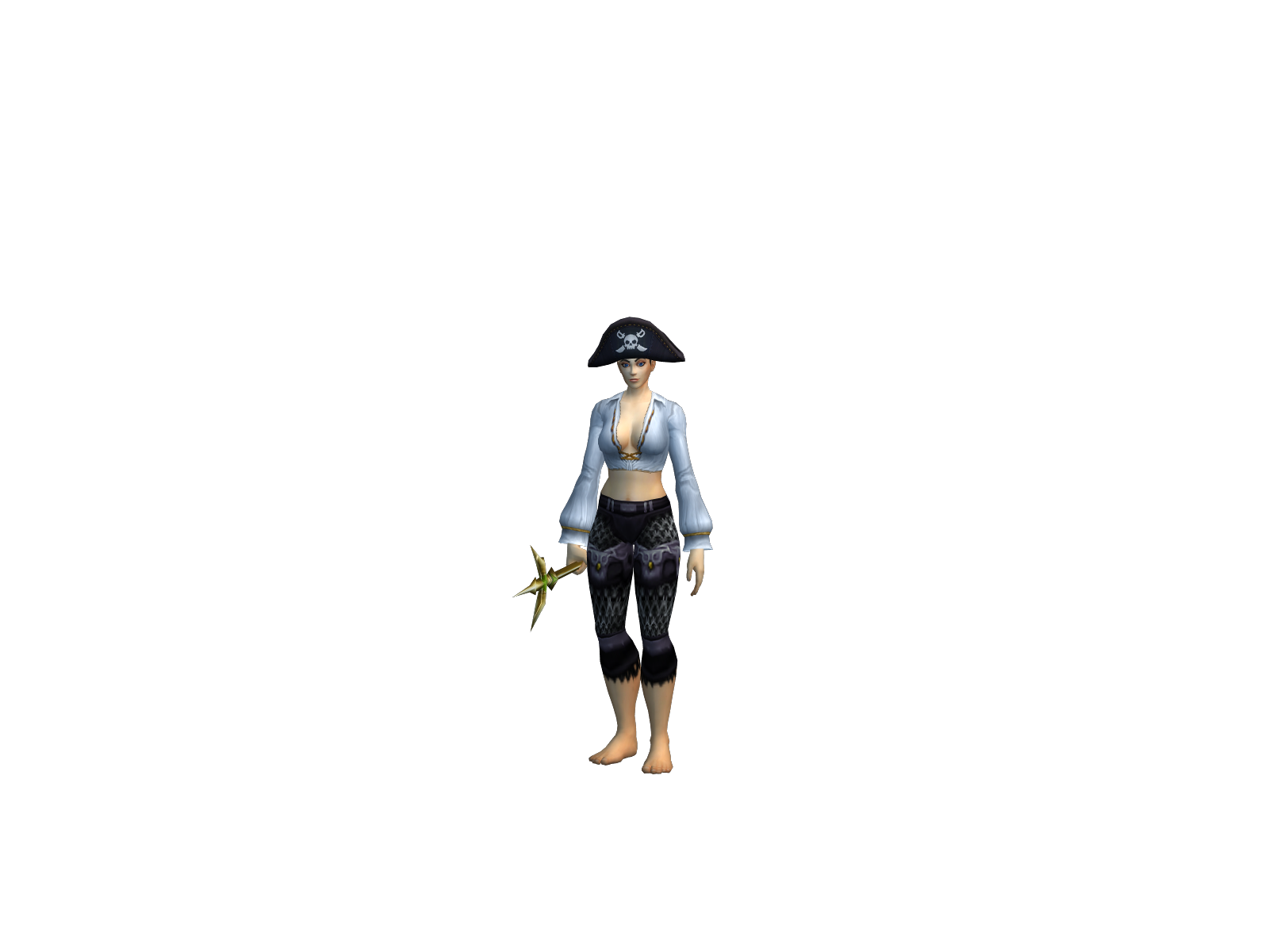 Whitetoeslvr 3D character render