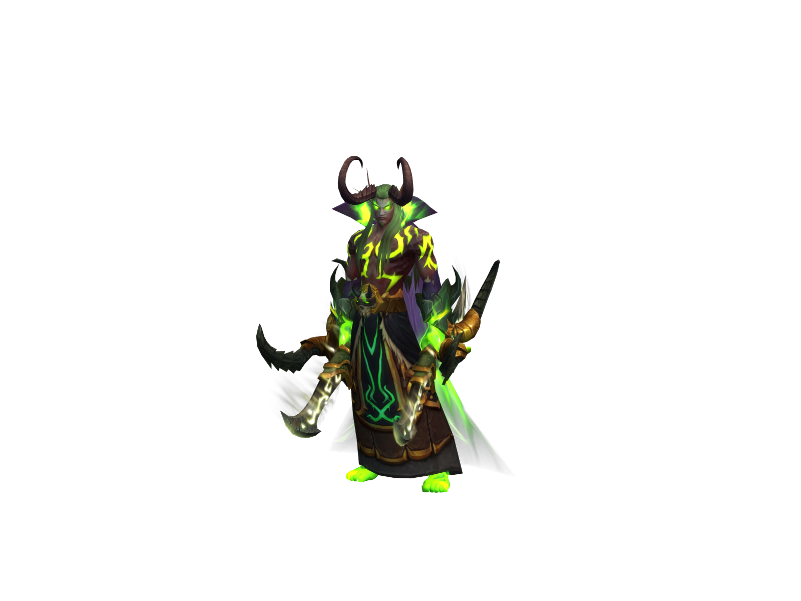 Bloodyelfin 3D character render