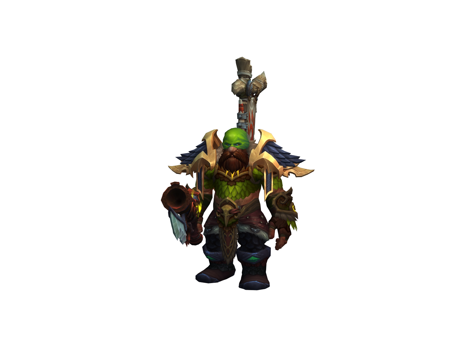 Elunute 3D character render