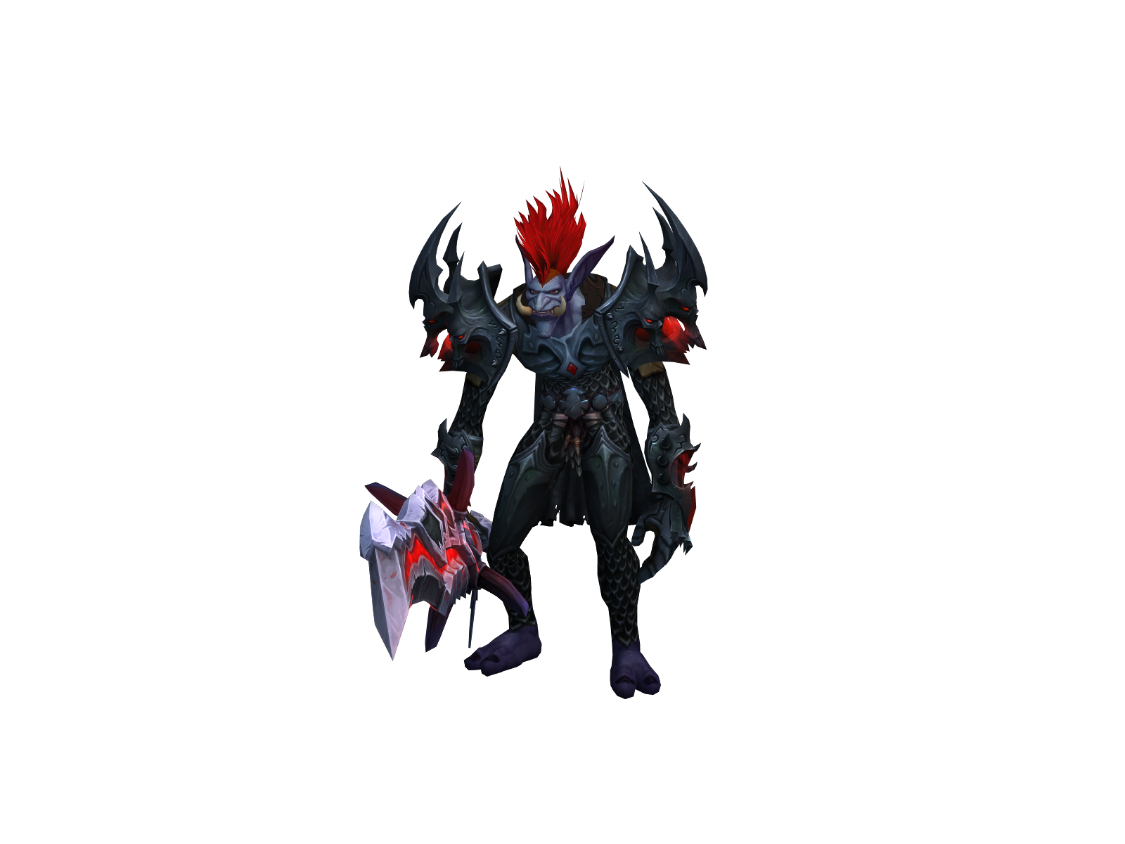 Andmysword 3D character render
