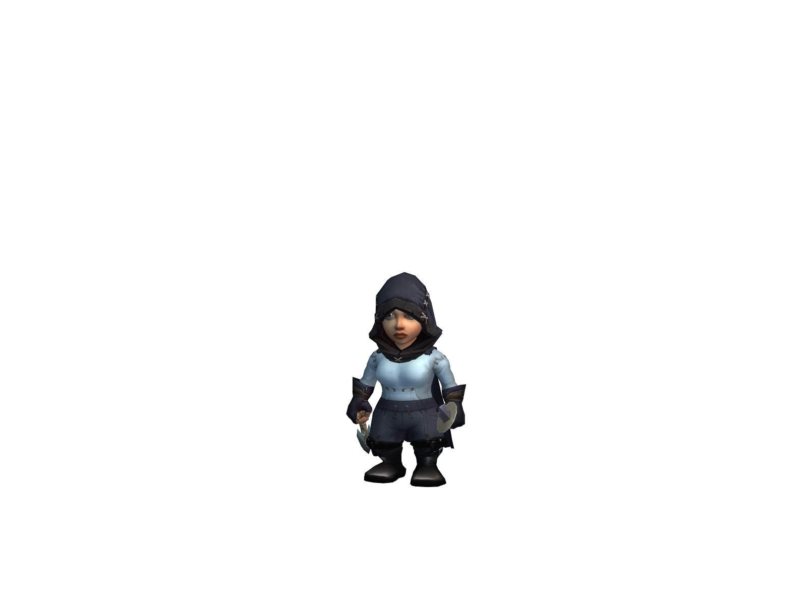 Bongue 3D character render
