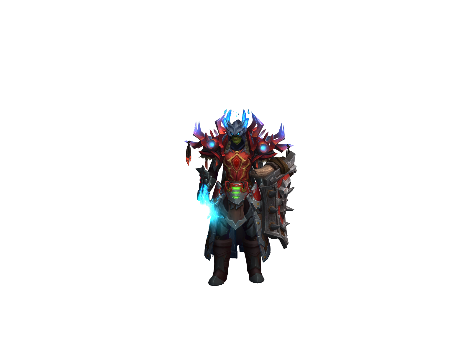 Ekshaman 3D character render