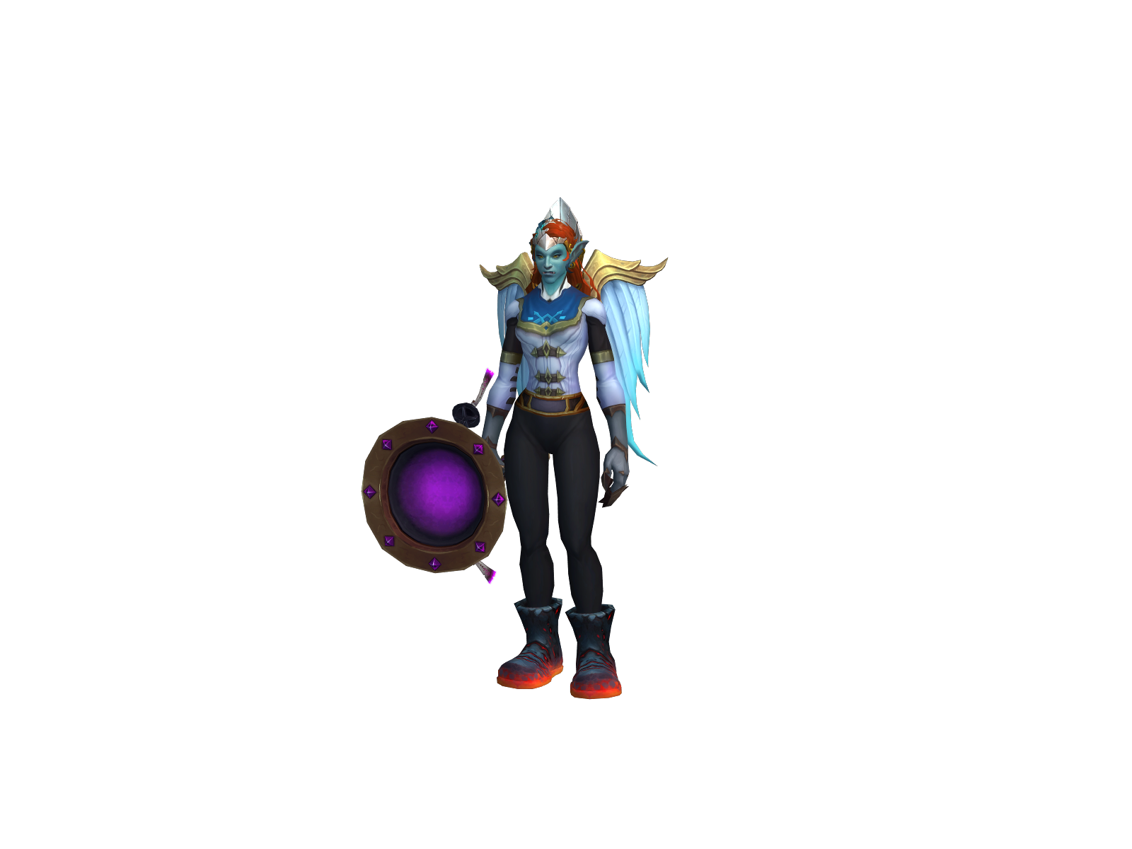 Rubyolivia 3D character render