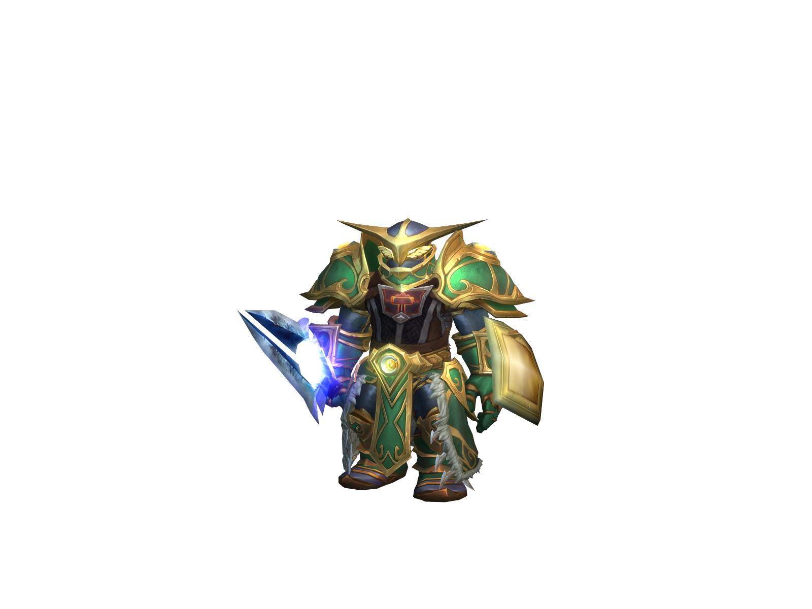 Mograineapal 3D character render