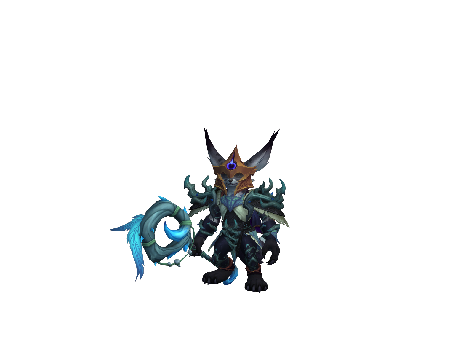 Saulock 3D character render