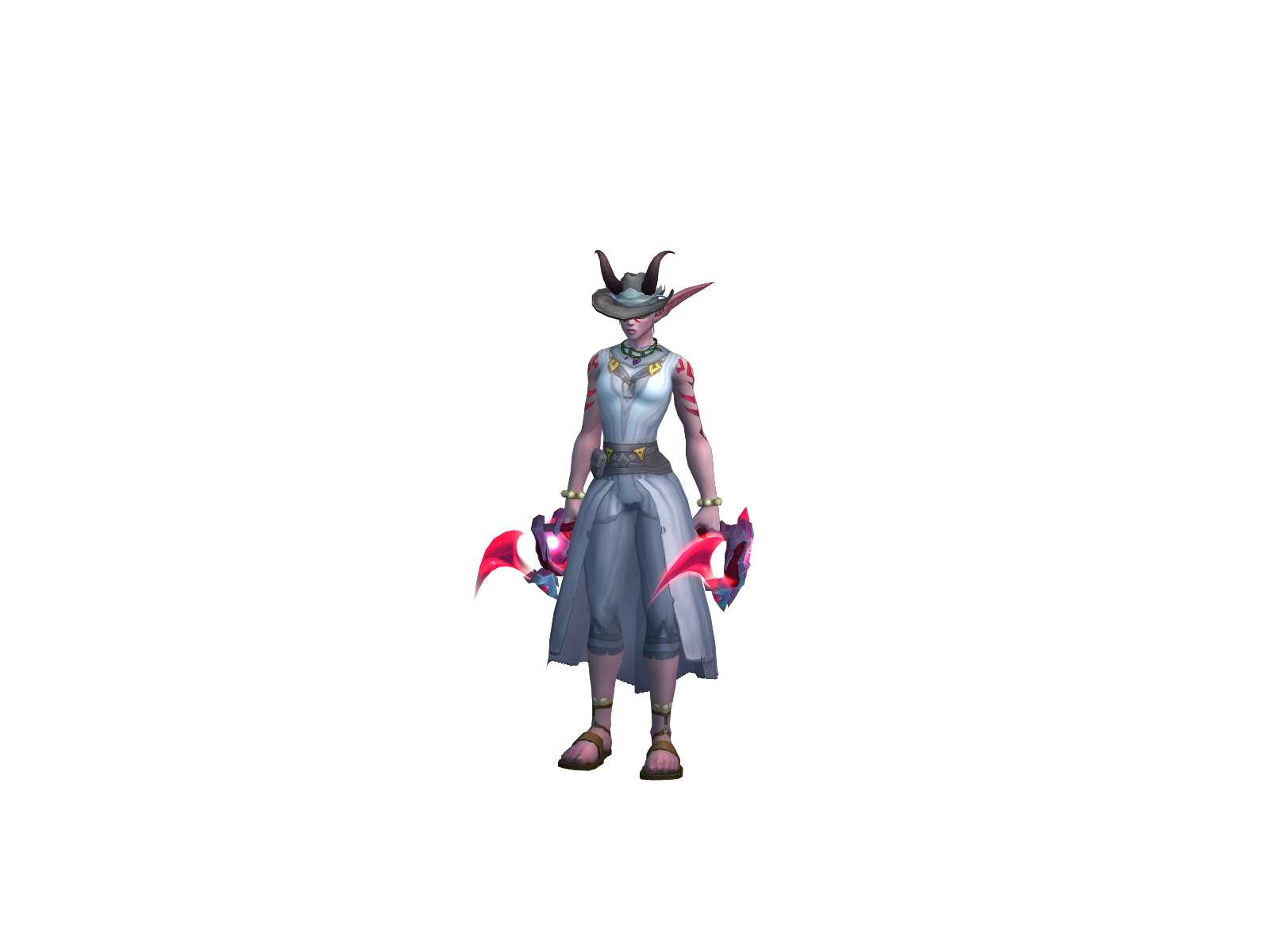 Dìe 3D character render