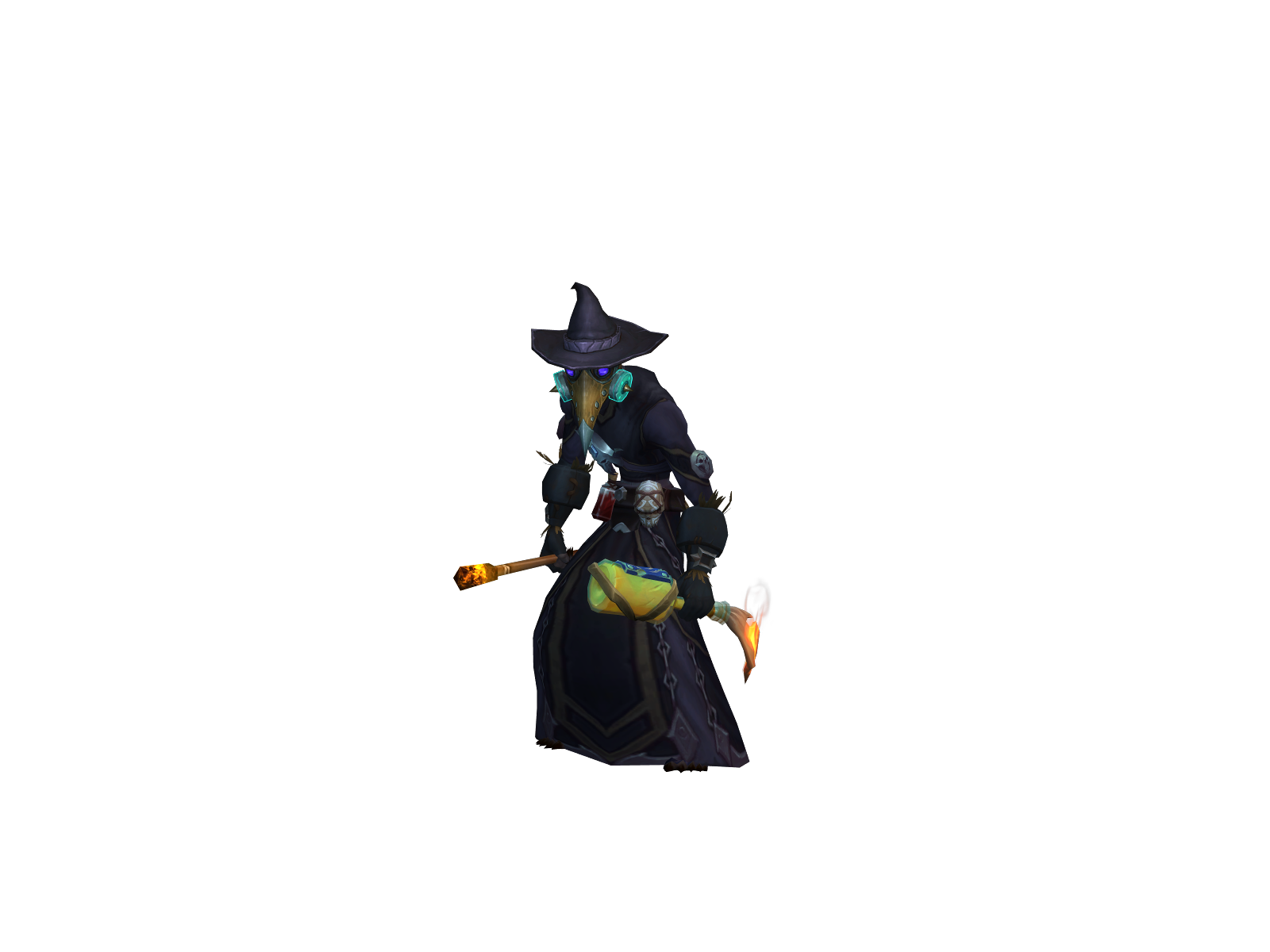 Ricketycrick 3D character render