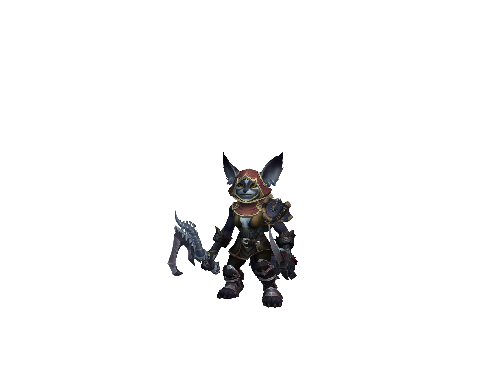 Graynaoma 3D character render