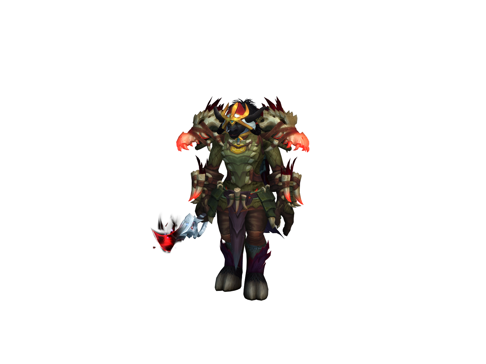Huntrixirl 3D character render