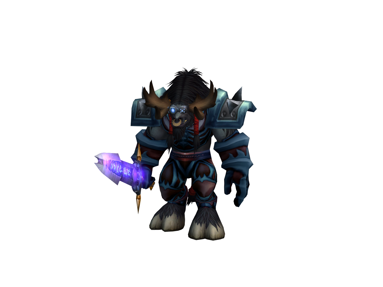 Necromence 3D character render