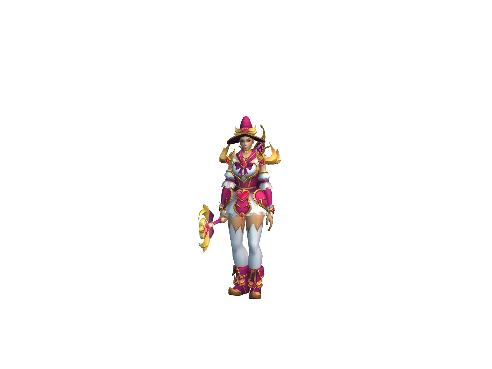 Hayda 3D character render