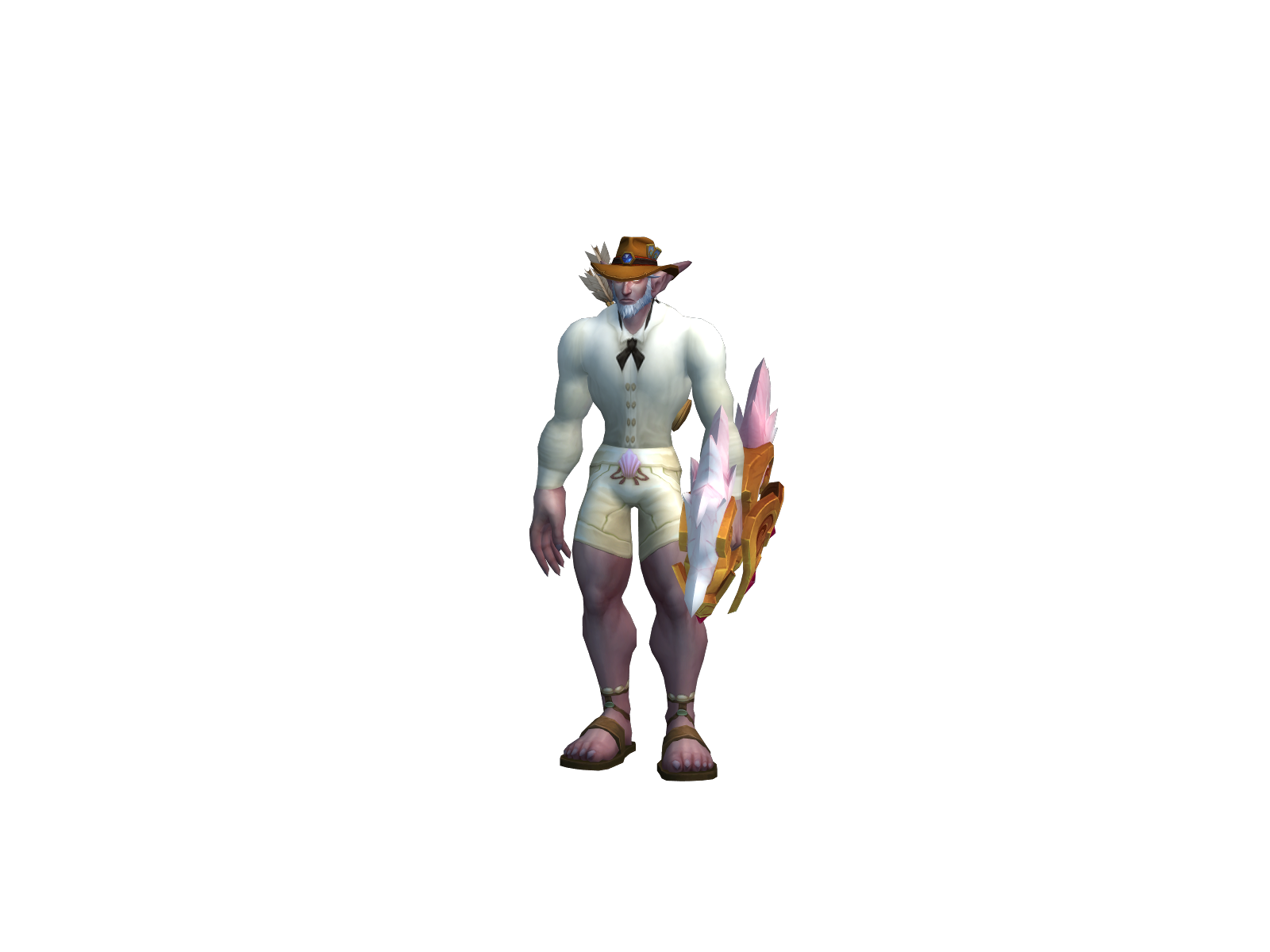 Hàkun 3D character render
