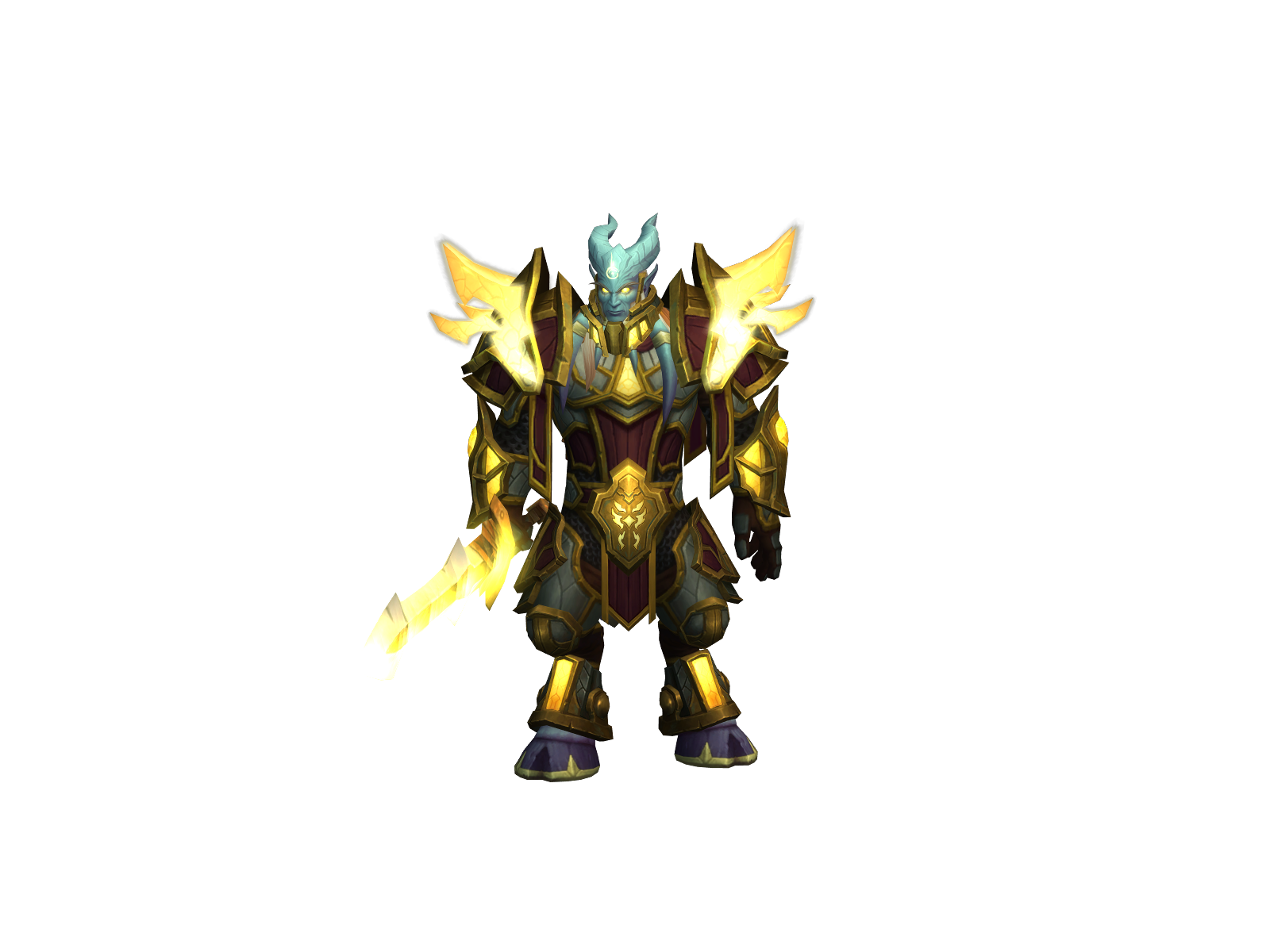 Holycain 3D character render