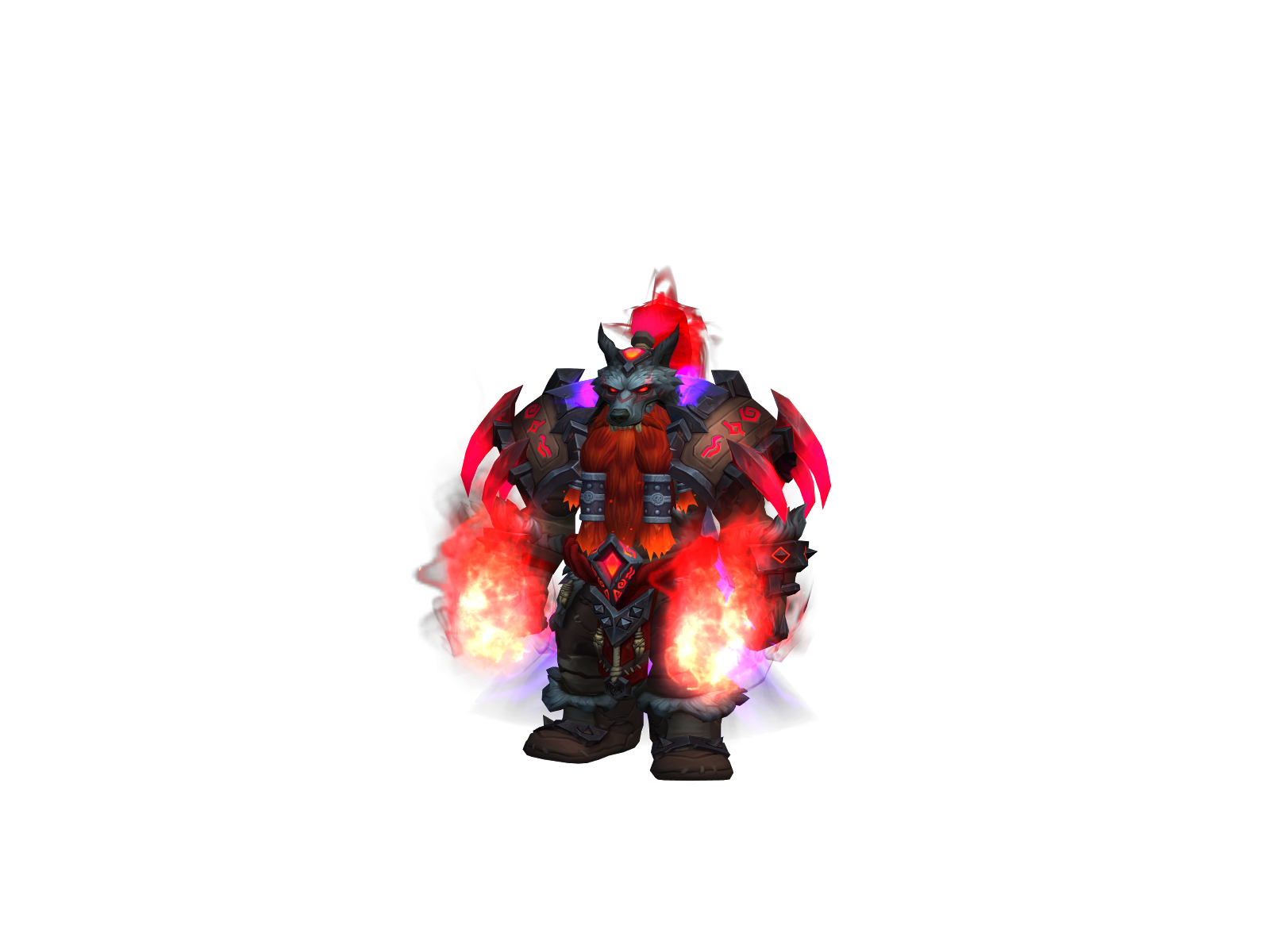 Lycantiny 3D character render