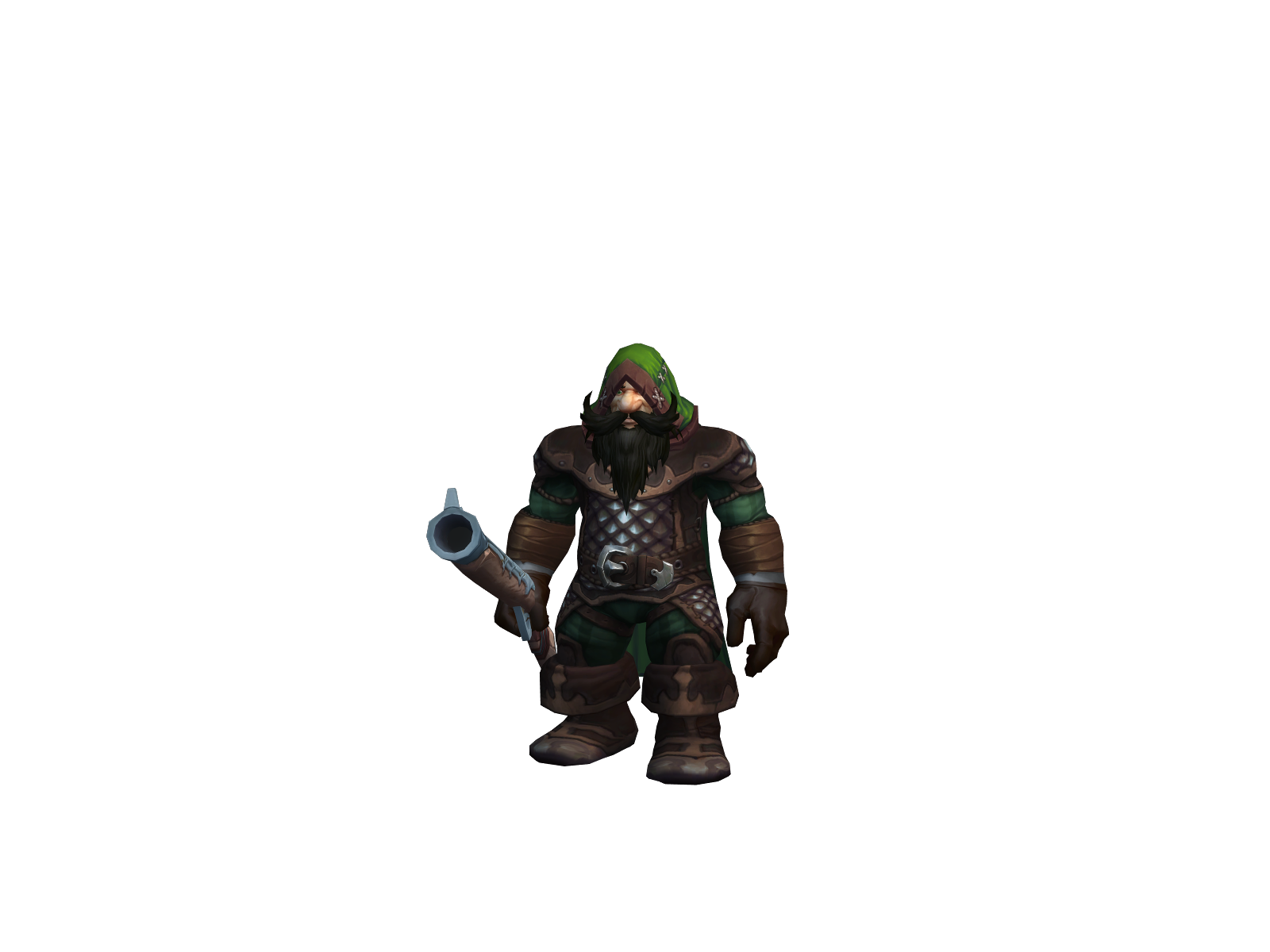 Gunflak 3D character render