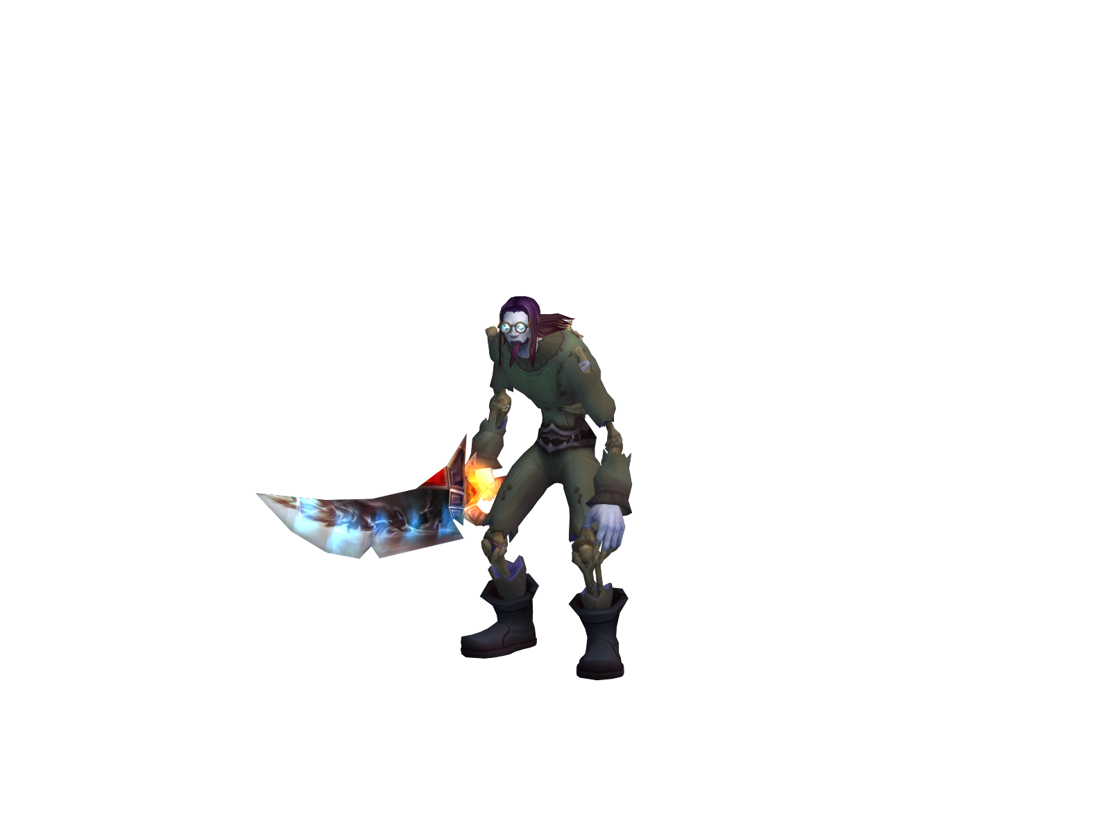 Relegate 3D character render