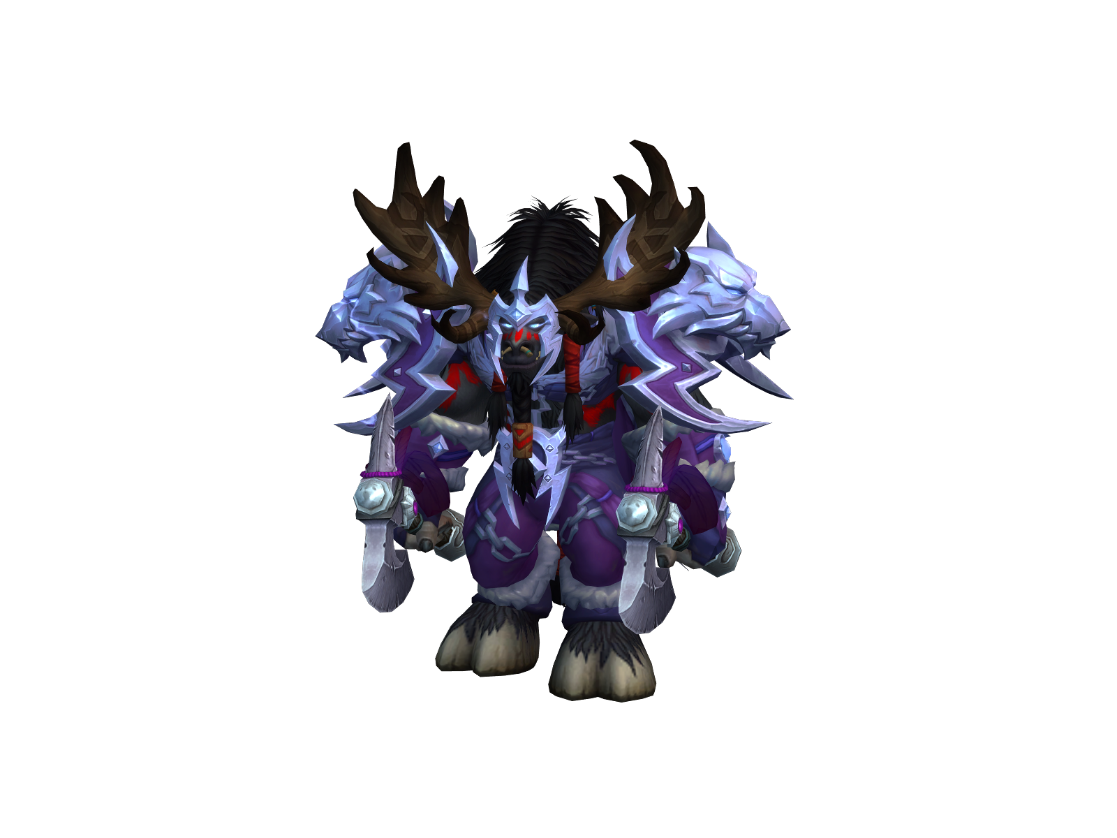 Bigcowwolf 3D character render
