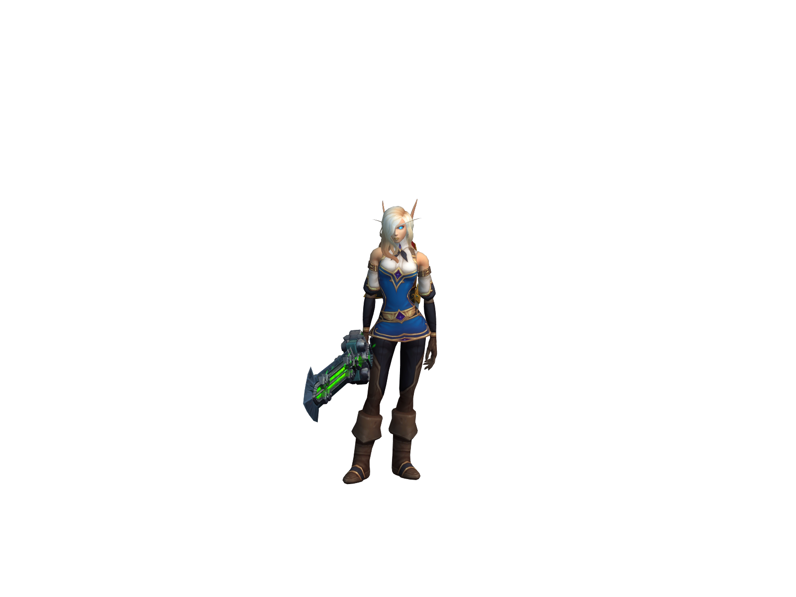 Riccawar 3D character render