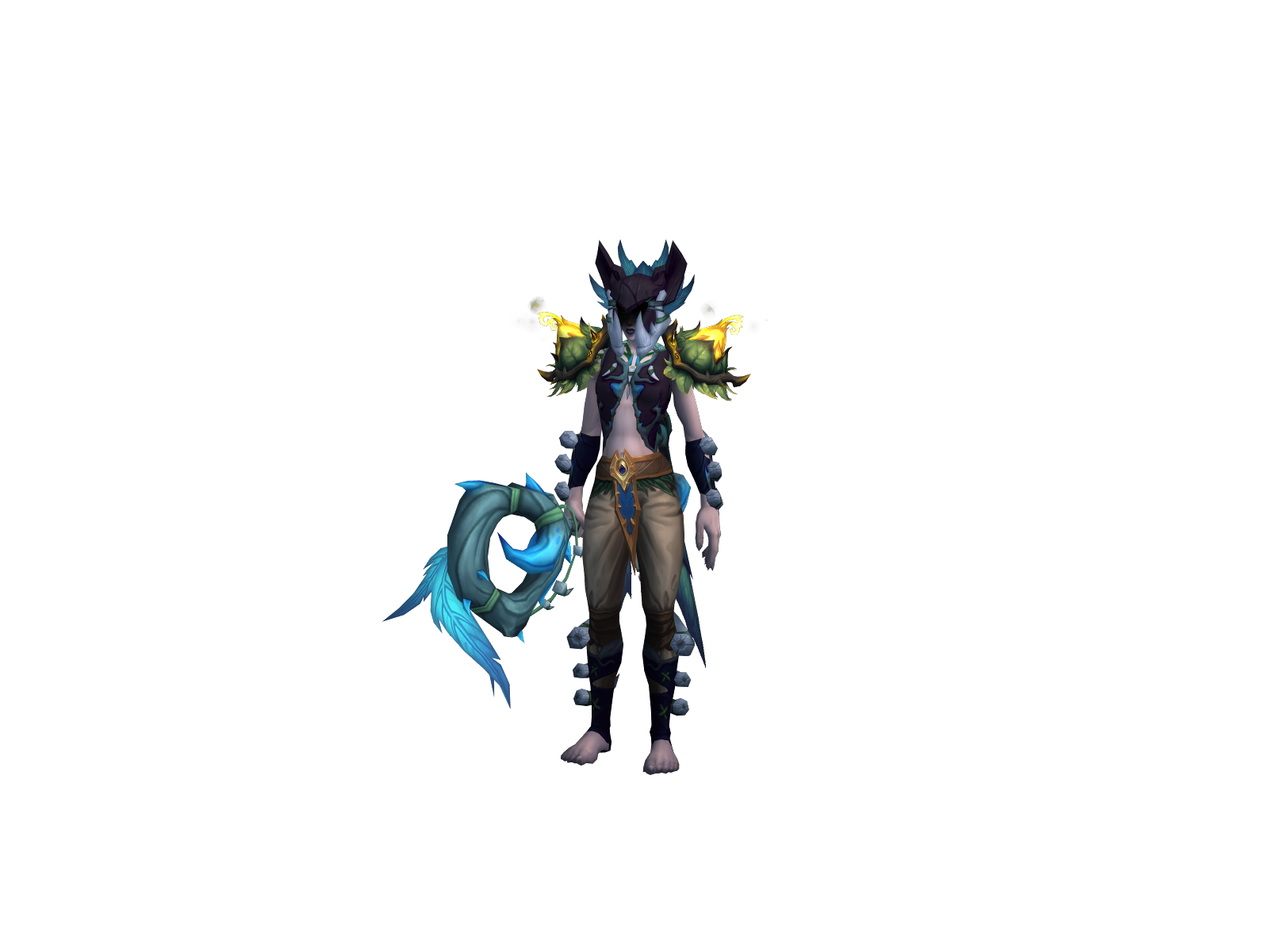 Chickendru 3D character render