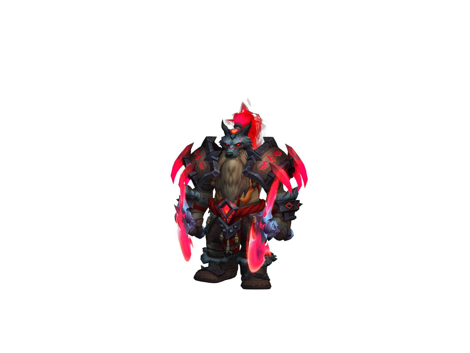 Tribalfury 3D character render