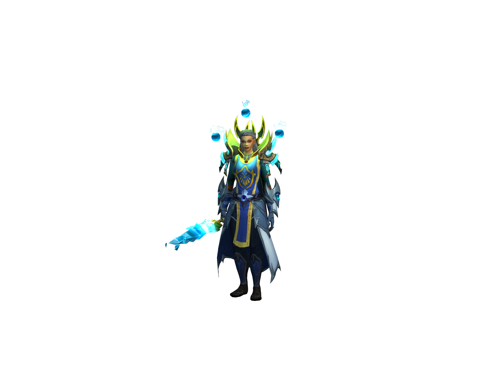 Hriest 3D character render