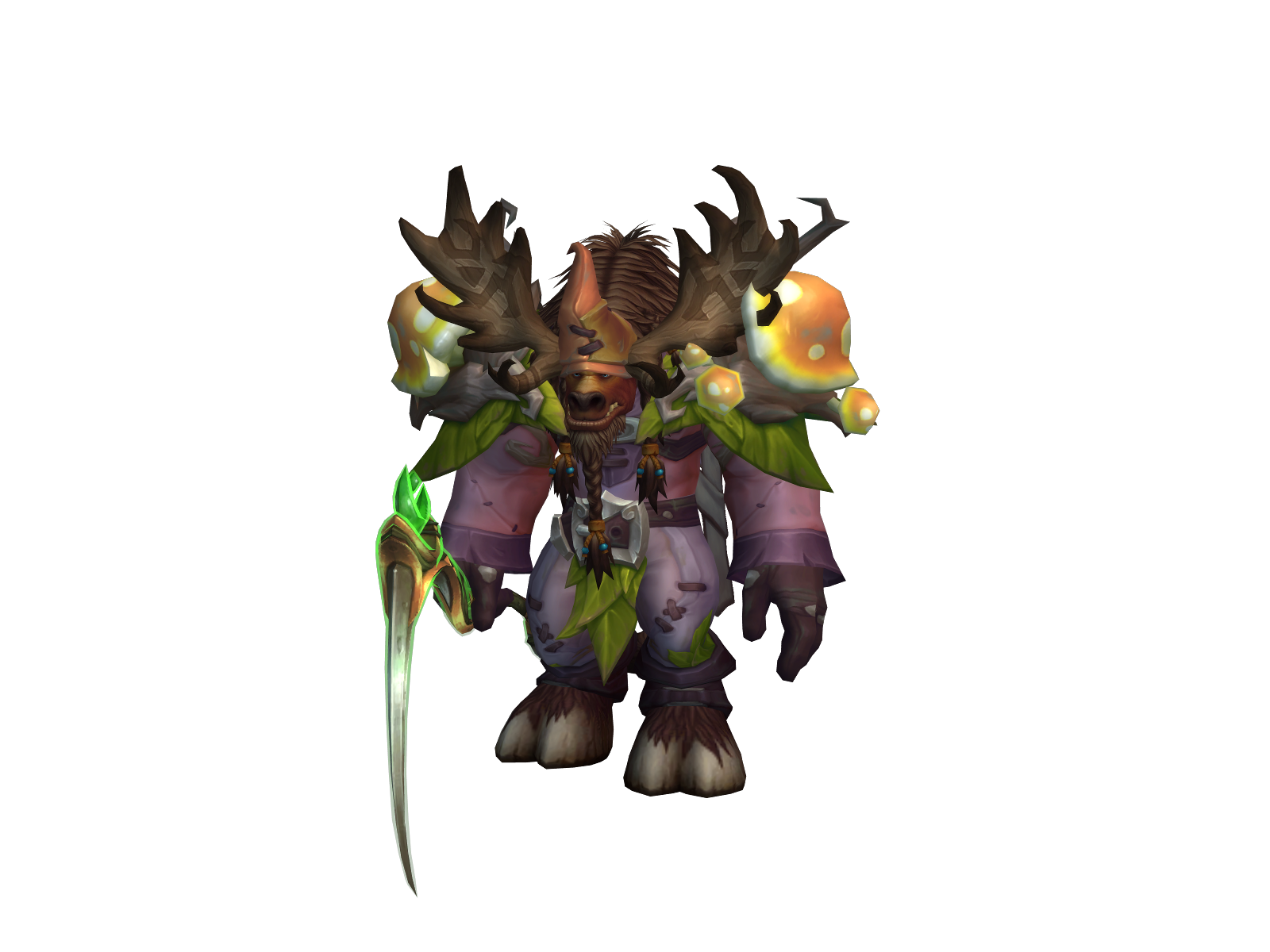 Tabarnours 3D character render