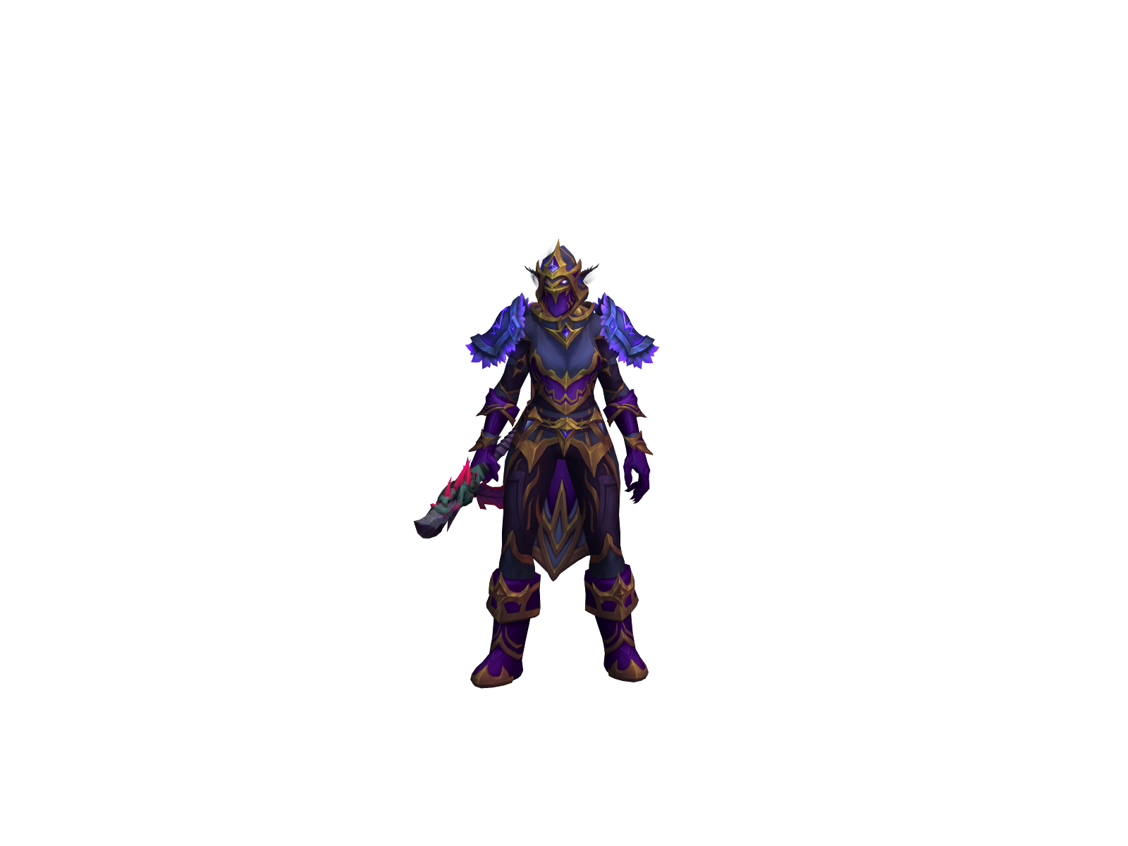 Darkgliss 3D character render