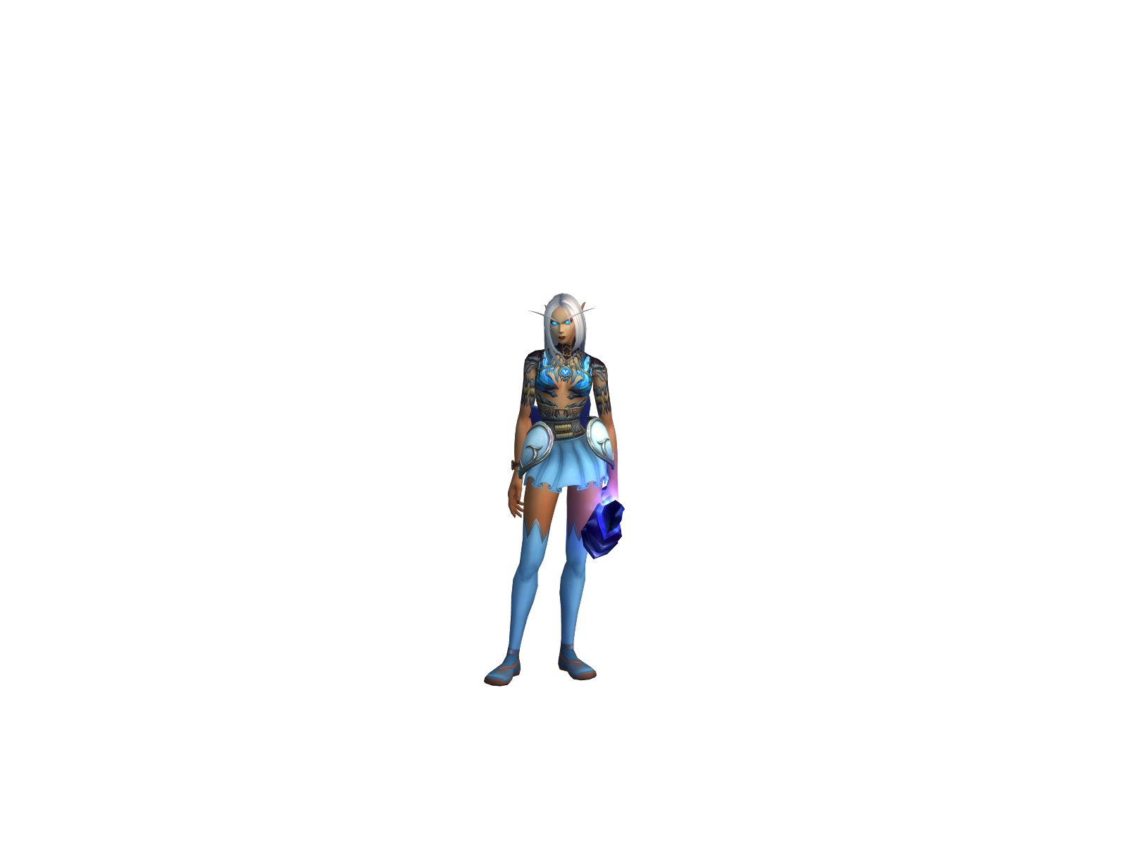 Thórita 3D character render