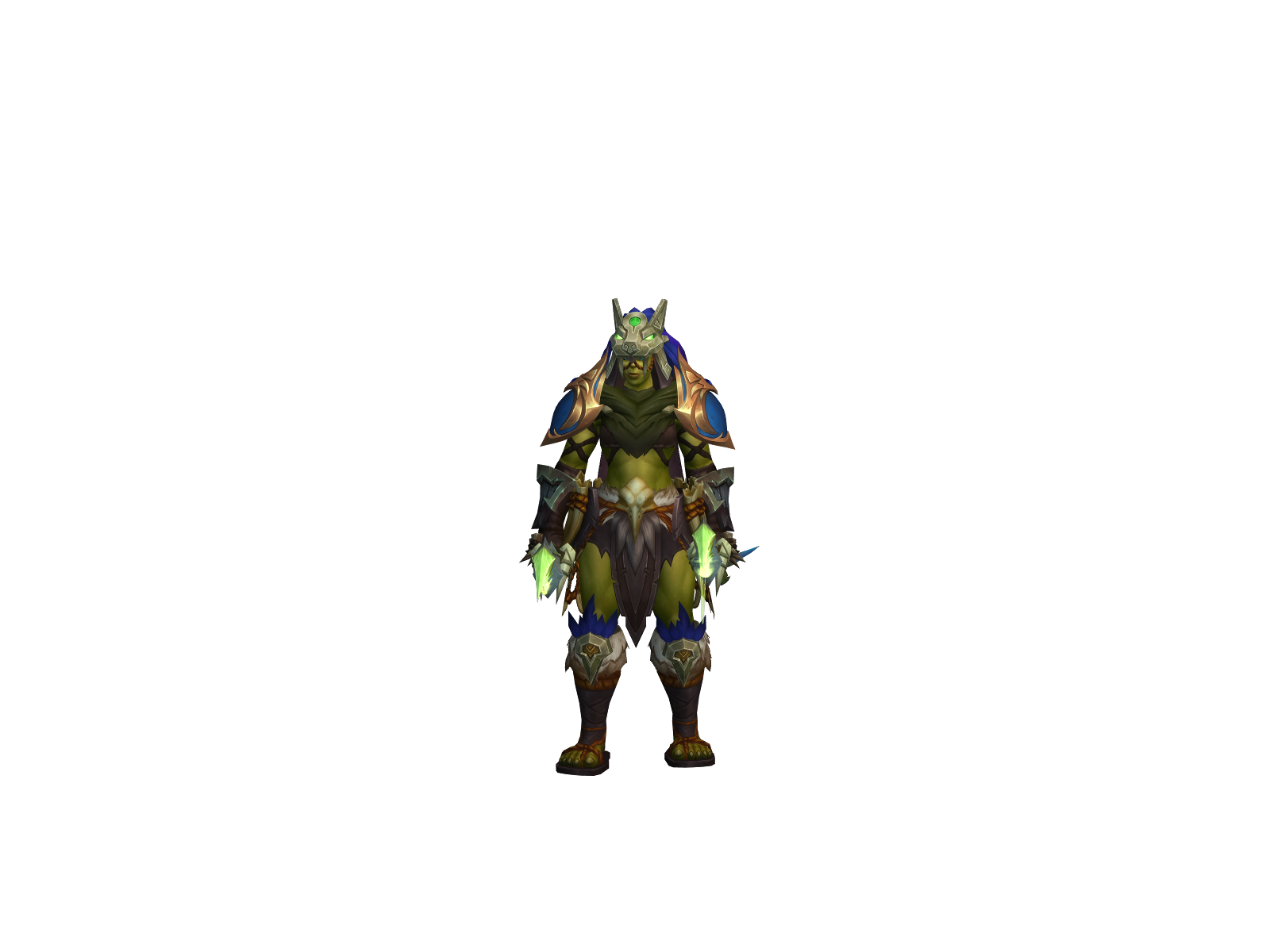 Imbursting 3D character render