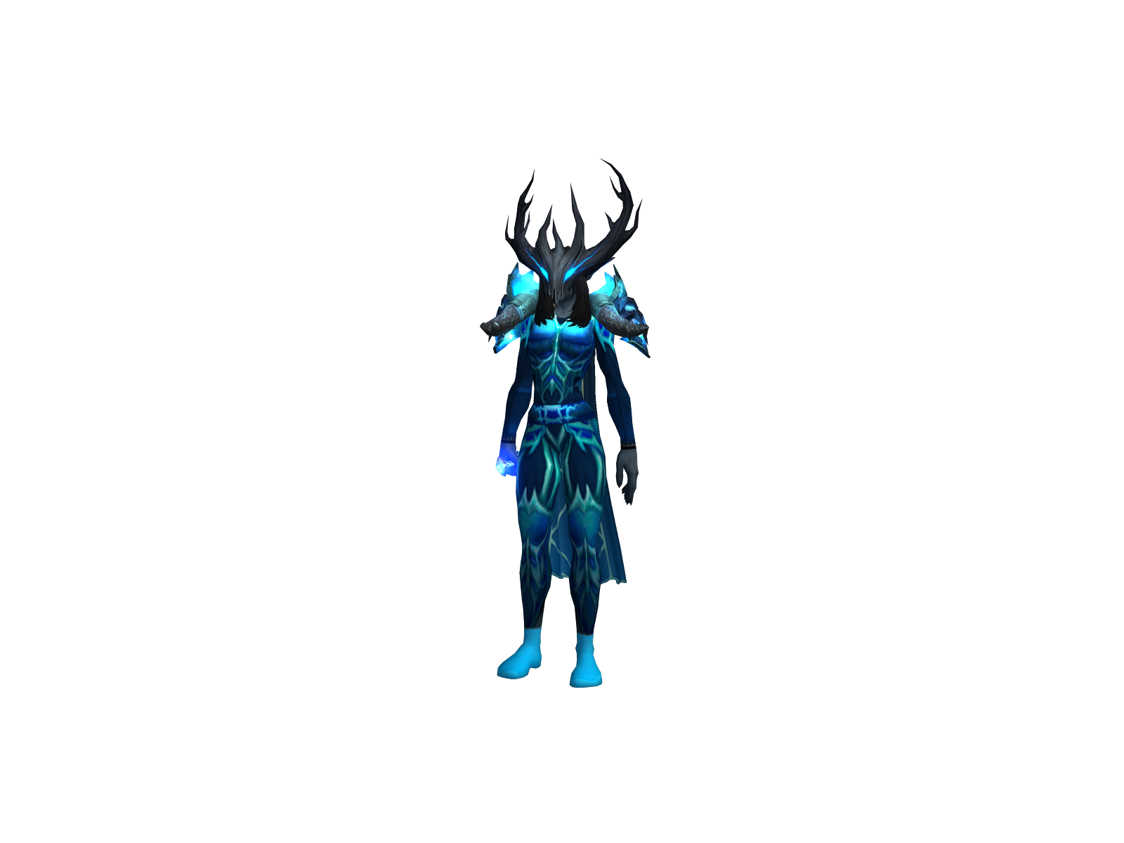 Plaguewalkn 3D character render