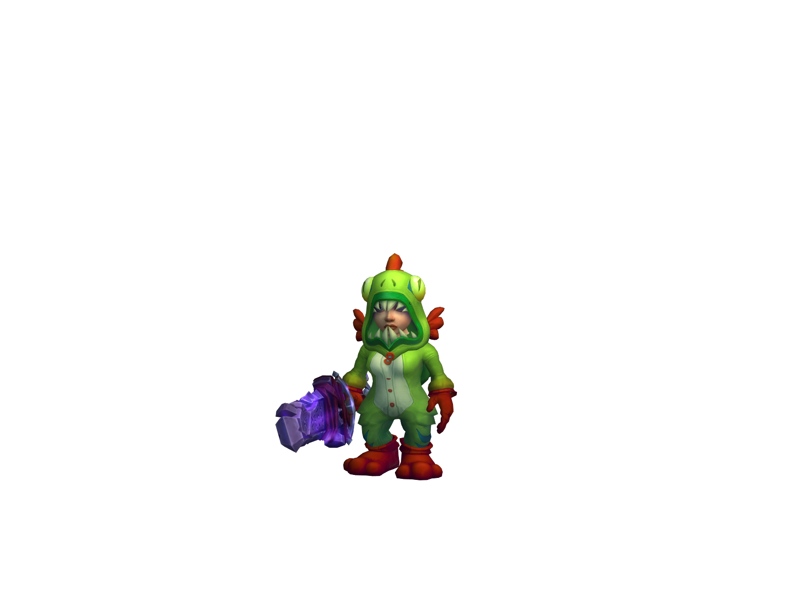 Sllila 3D character render